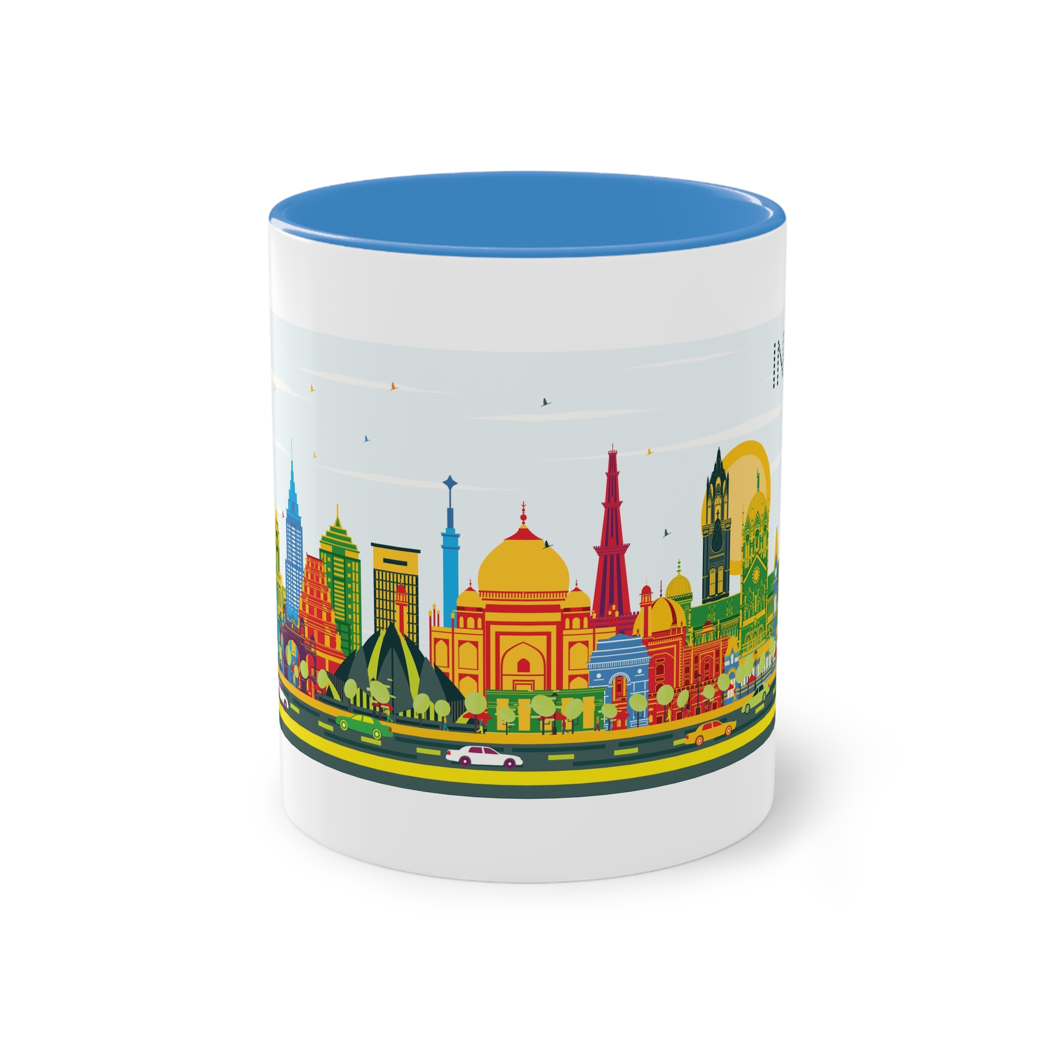 India Color Two Tone Coffee Mug 11oz - Image 33