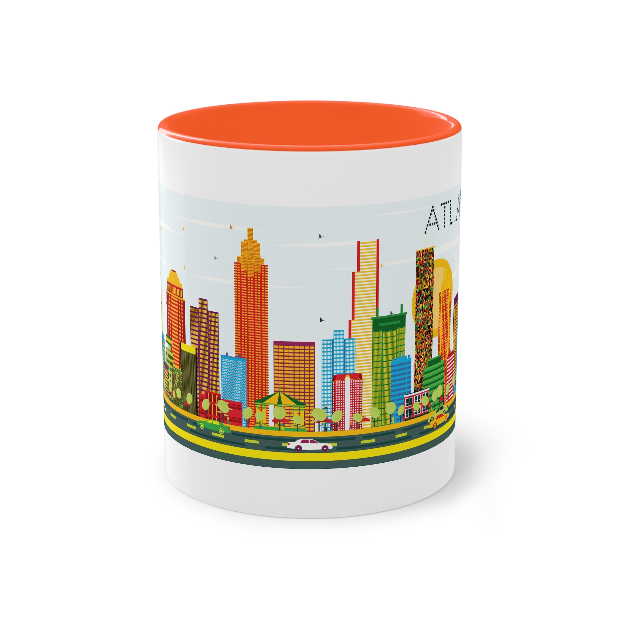 Atlanta Color Two Tone Coffee Mug 11oz - Image 13