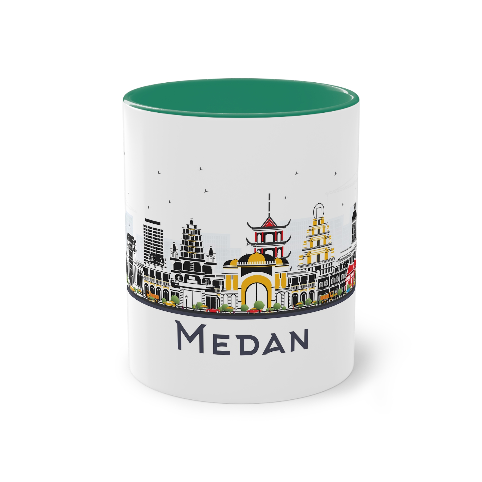 Medan Isolated Two Tone Coffee Mug 11oz - Image 29