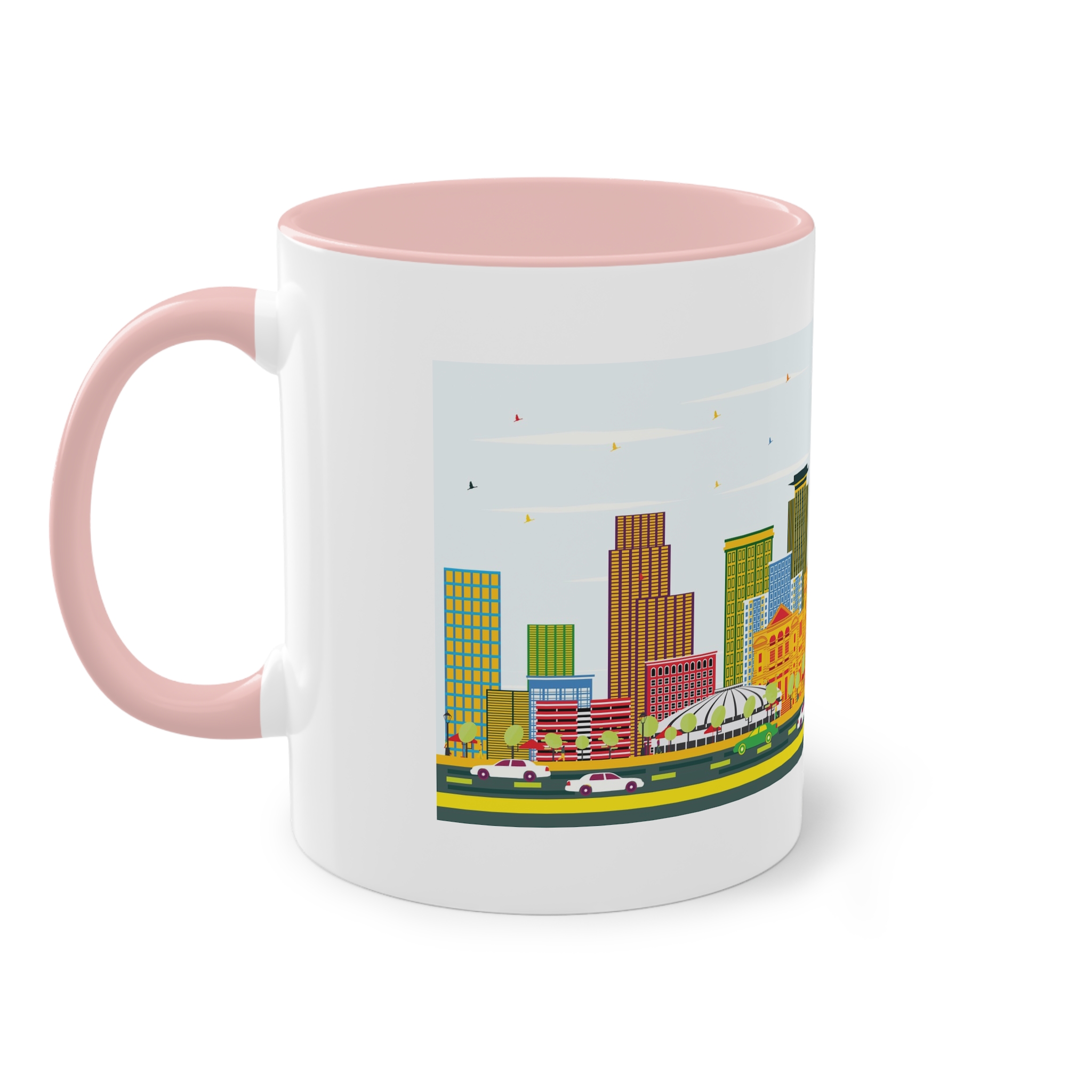 Fort Worth Color Two Tone Coffee Mug 11oz - Image 47