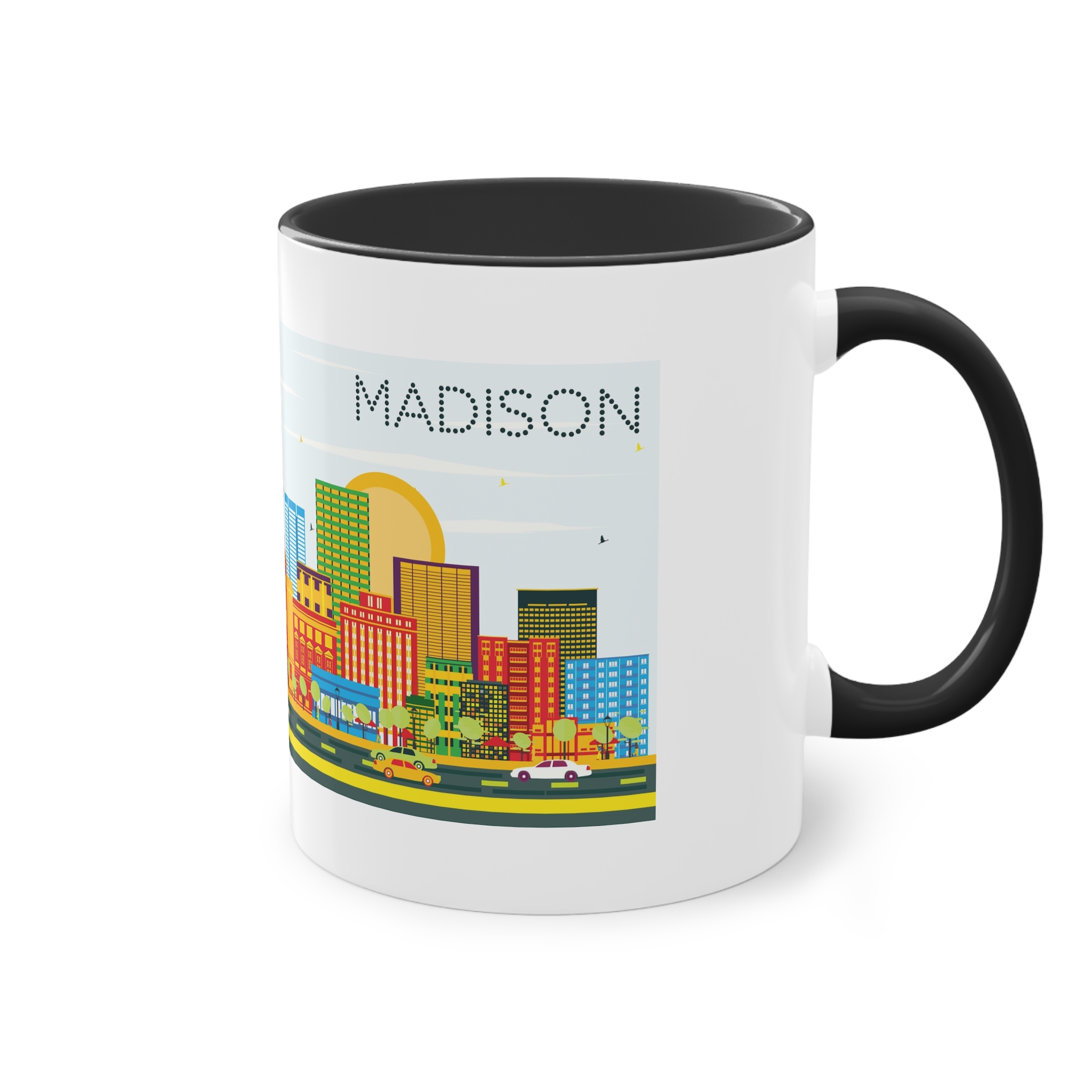 Madison Color Two Tone Coffee Mug 11oz - Image 12