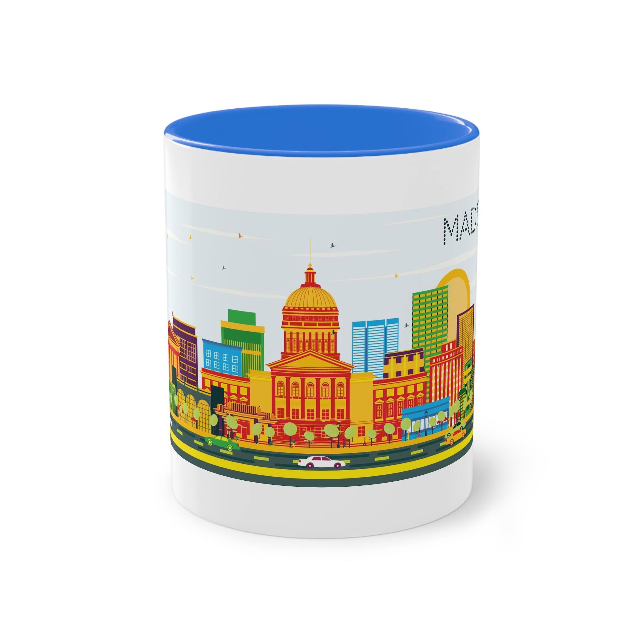Madison Color Two Tone Coffee Mug 11oz - Image 37