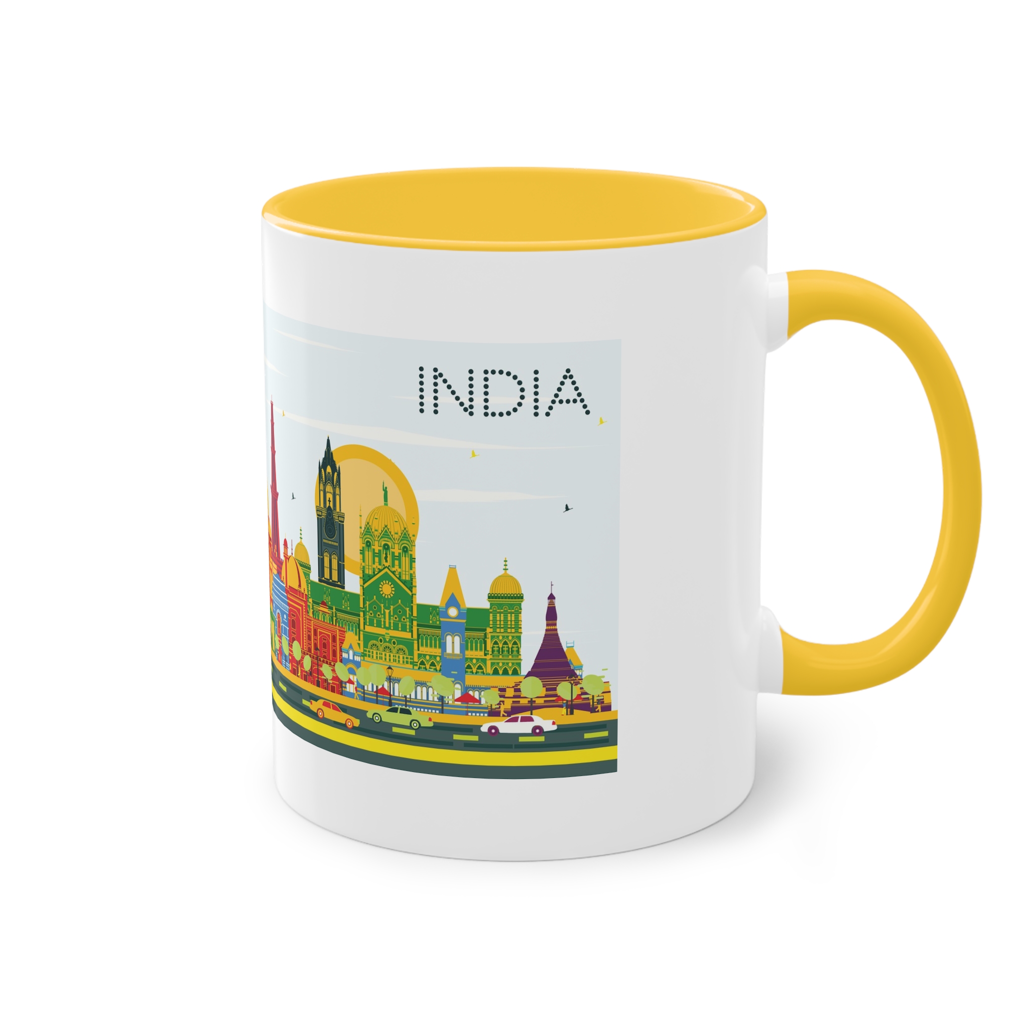 India Color Two Tone Coffee Mug 11oz - Image 20