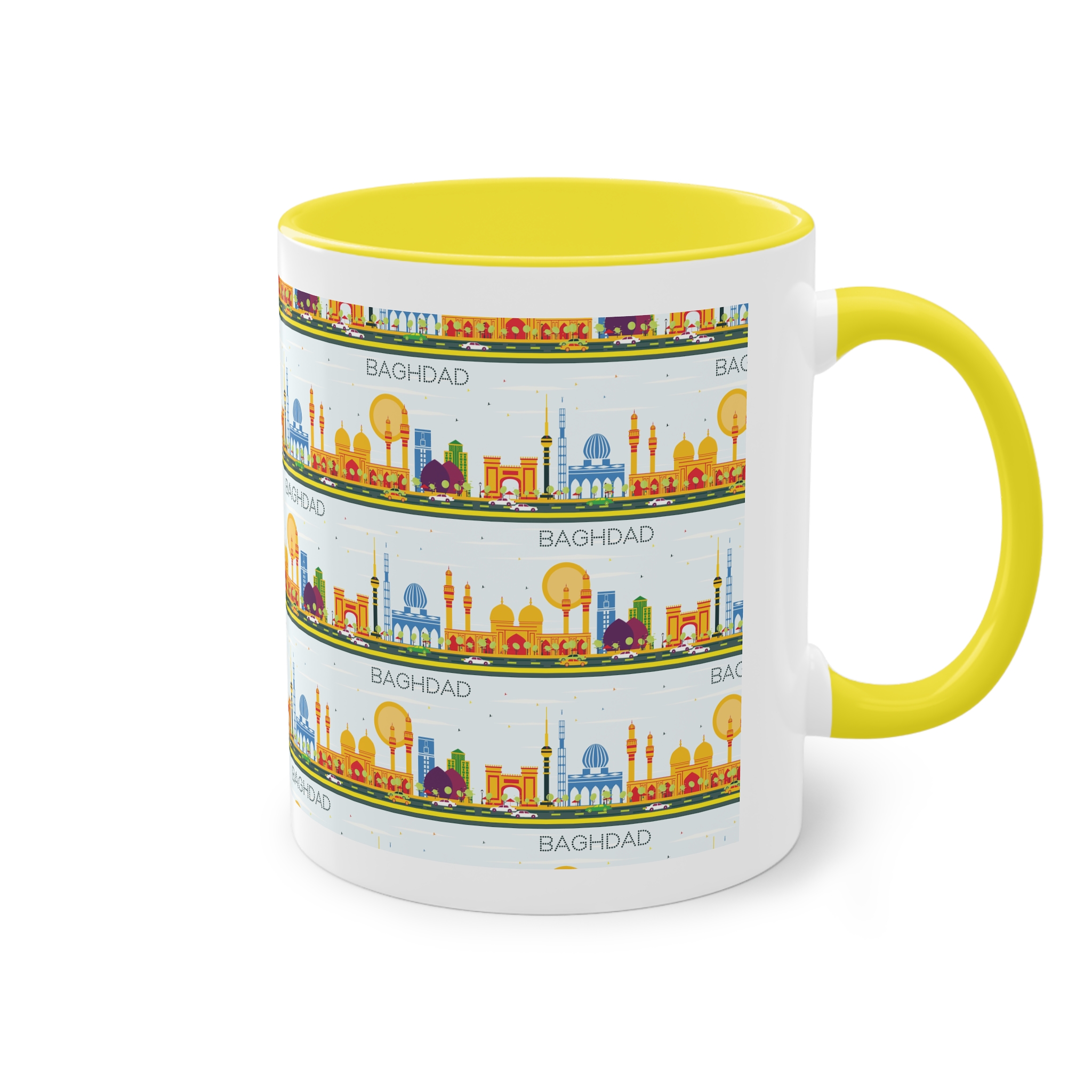 Baghdad Color Two Tone Coffee Mug 11oz - Image 24