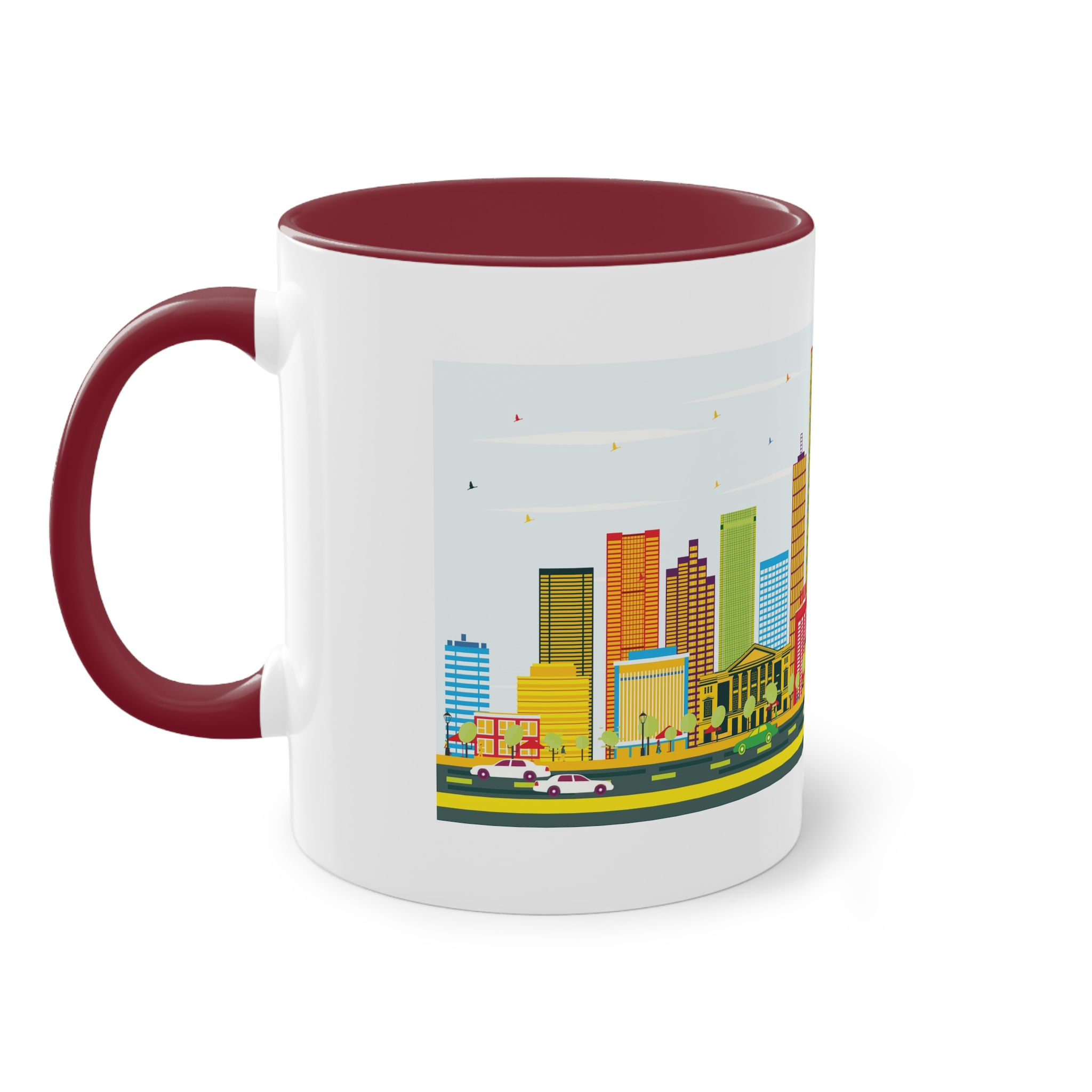 Dallas Color Two Tone Coffee Mug 11oz - Image 7