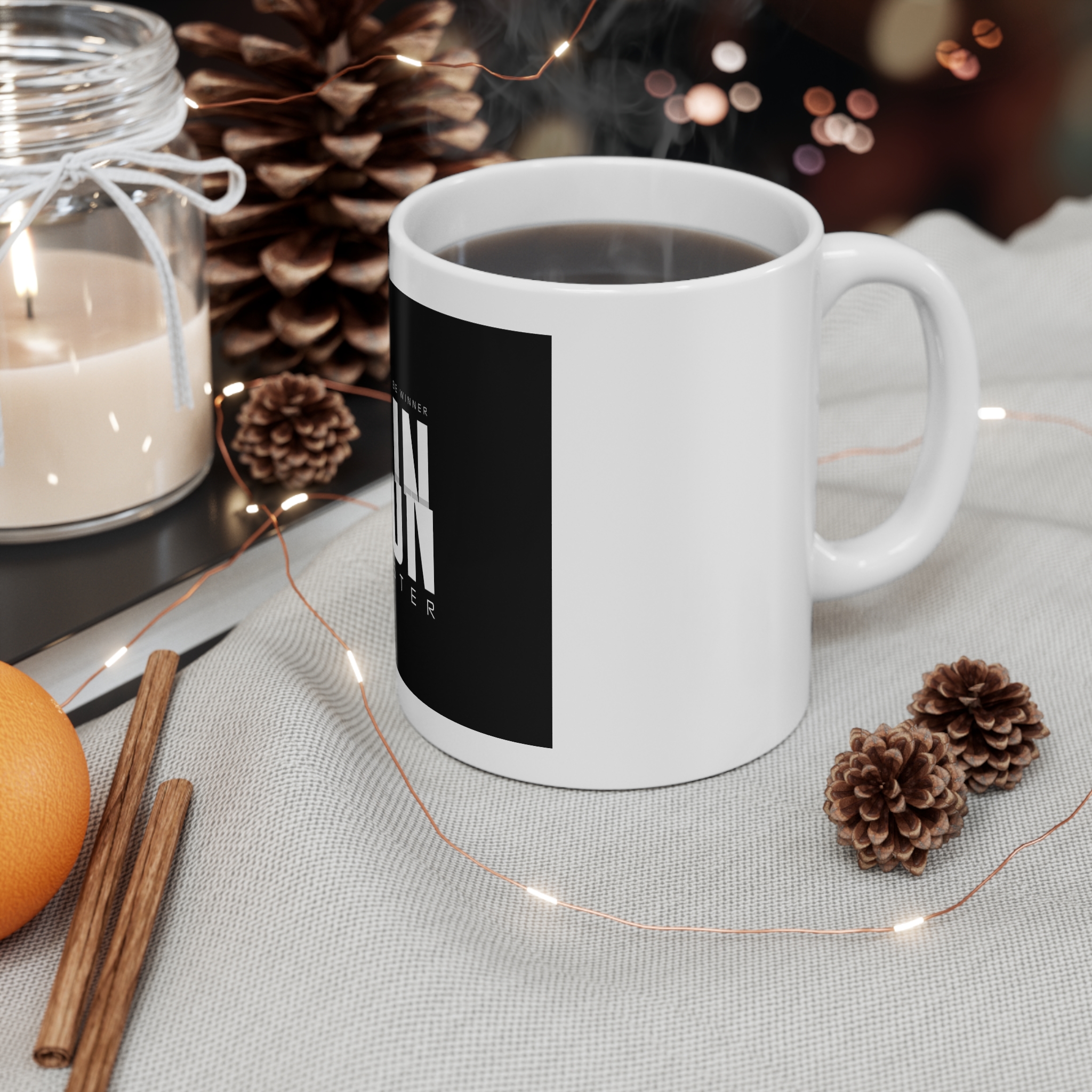 Run Faster 11oz White Mug - Image 4