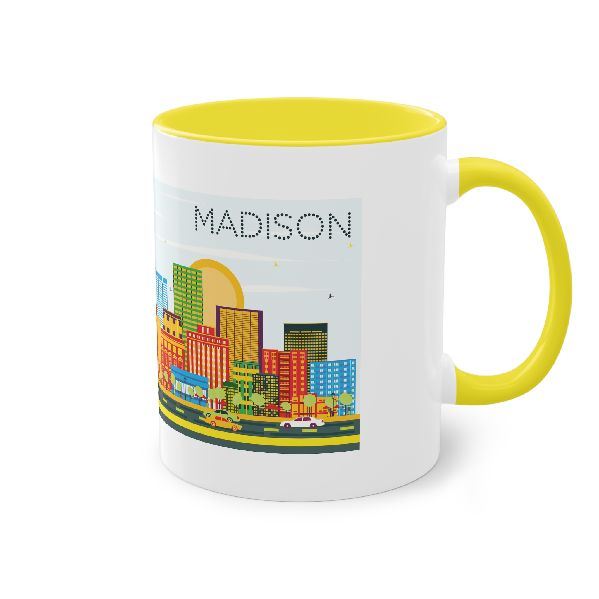 Madison Color Two Tone Coffee Mug 11oz - Image 24