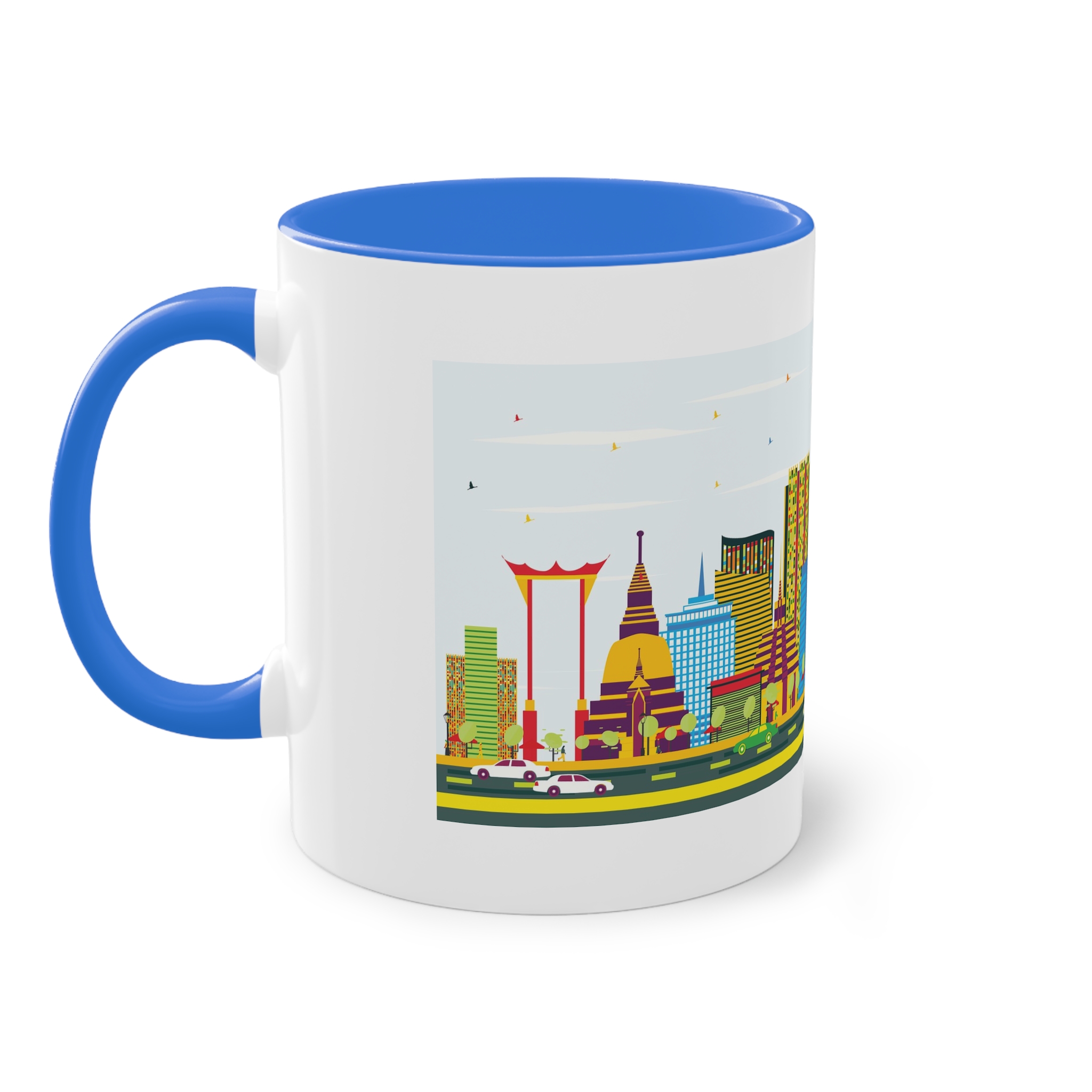 Bangkok Color Two Tone Coffee Mug 11oz - Image 39
