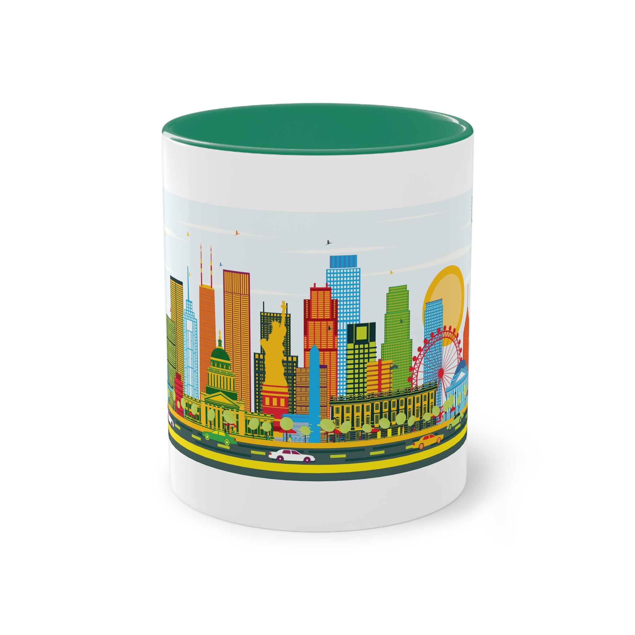 Usa Color Two Tone Coffee Mug 11oz - Image 29