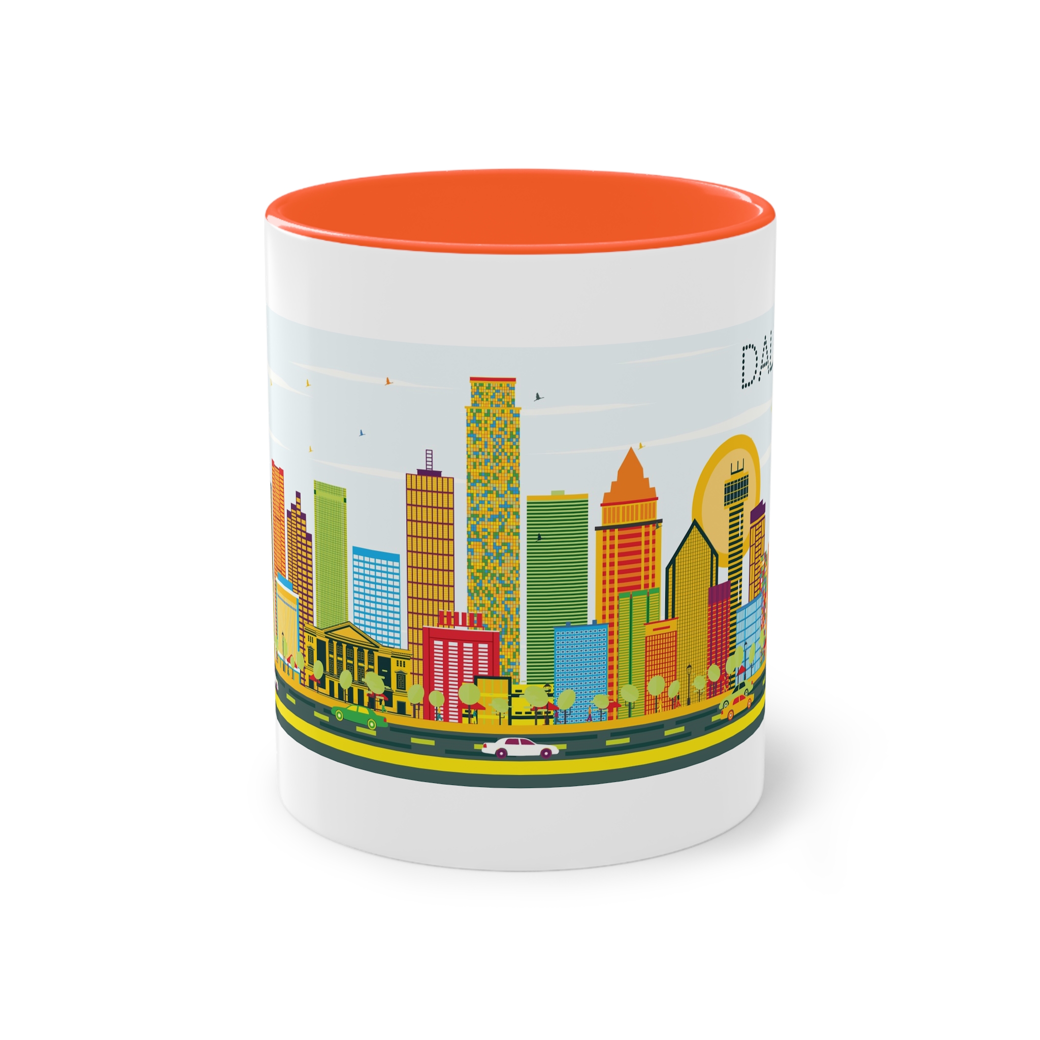 Dallas Color Two Tone Coffee Mug 11oz - Image 13