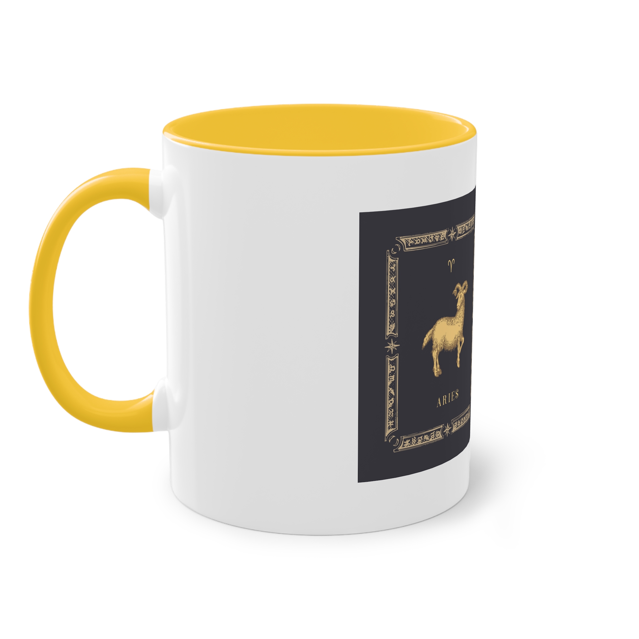 Aries Zodiac 3 Two Tone Coffee Mug 11oz - Image 19