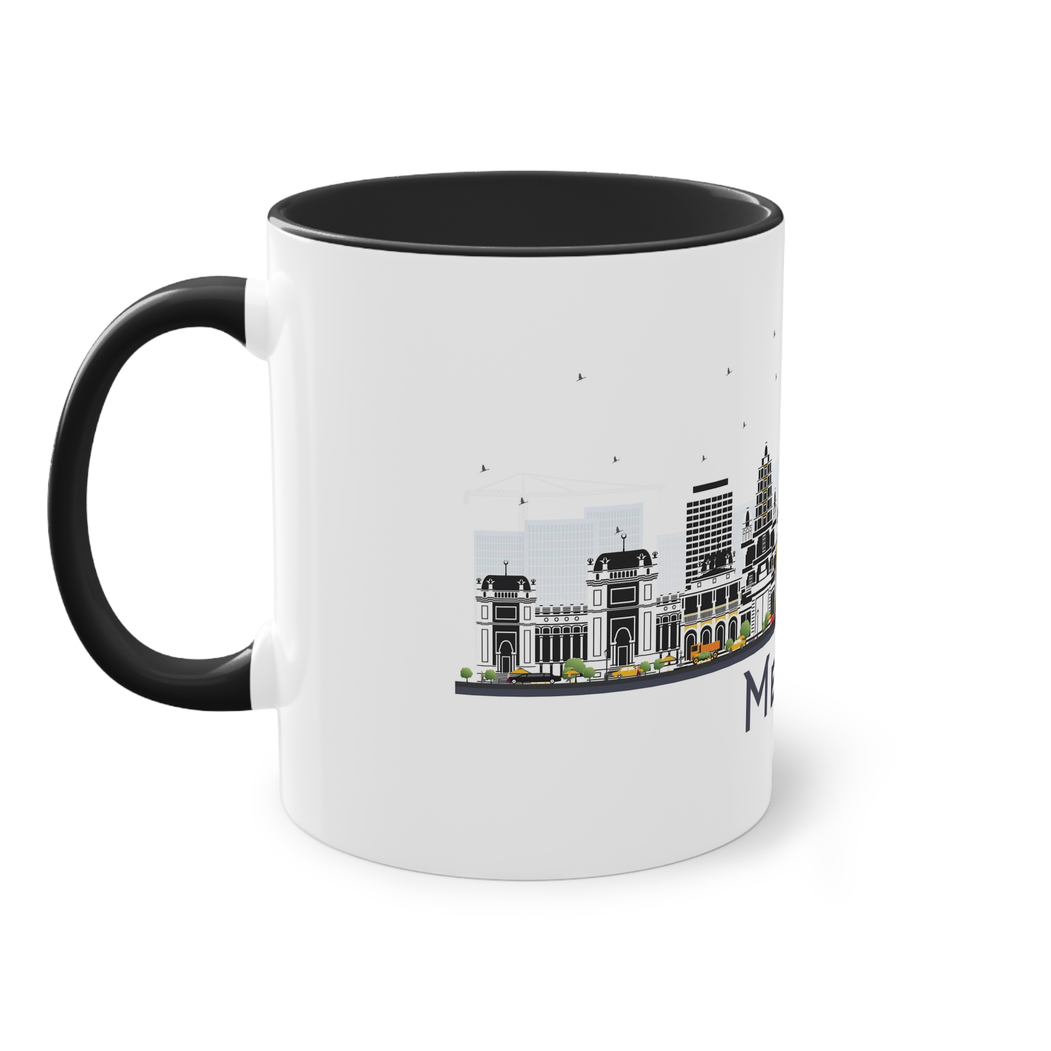 Medan Isolated Two Tone Coffee Mug 11oz - Image 11