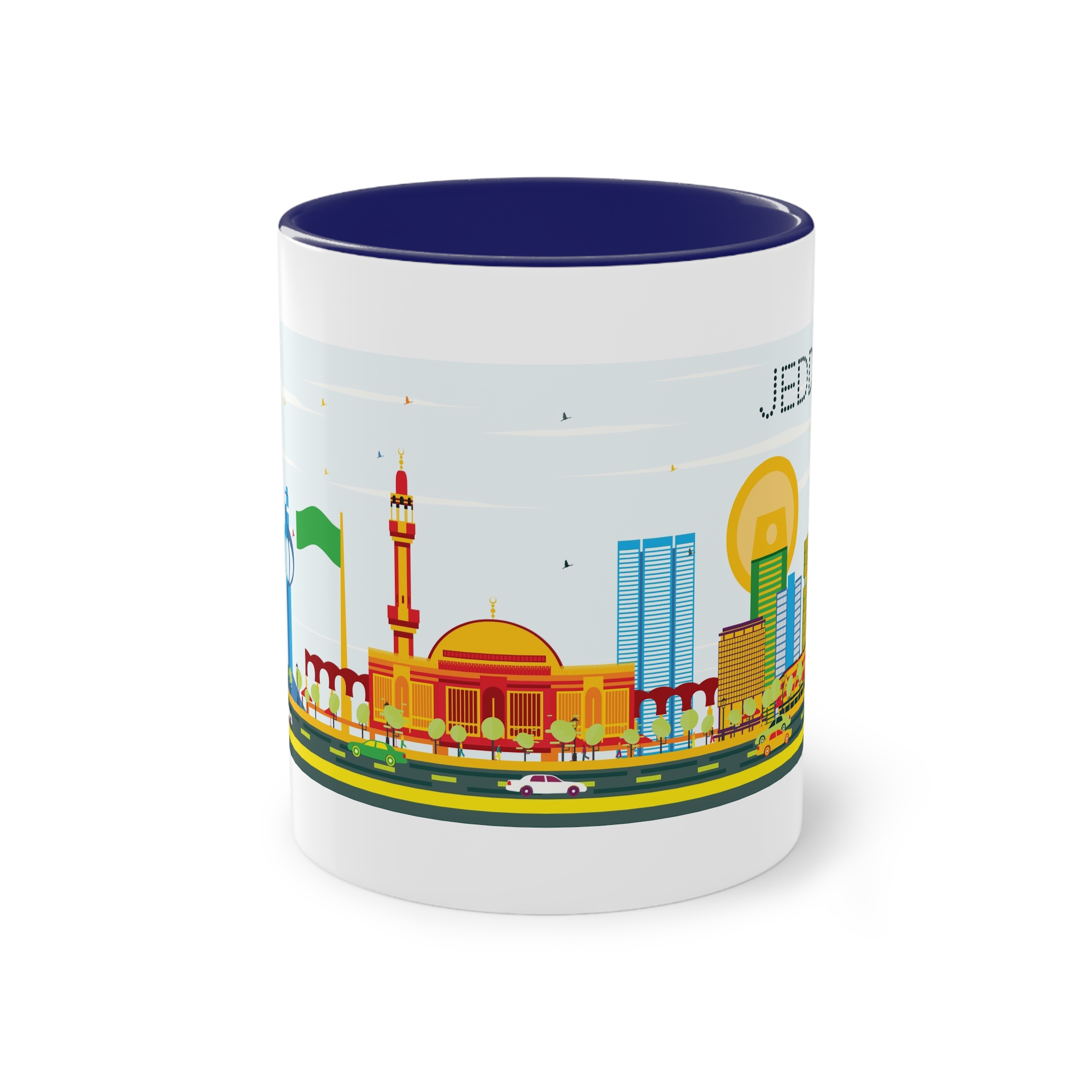 Jeddah Color Two Tone Coffee Mug 11oz - Image 41