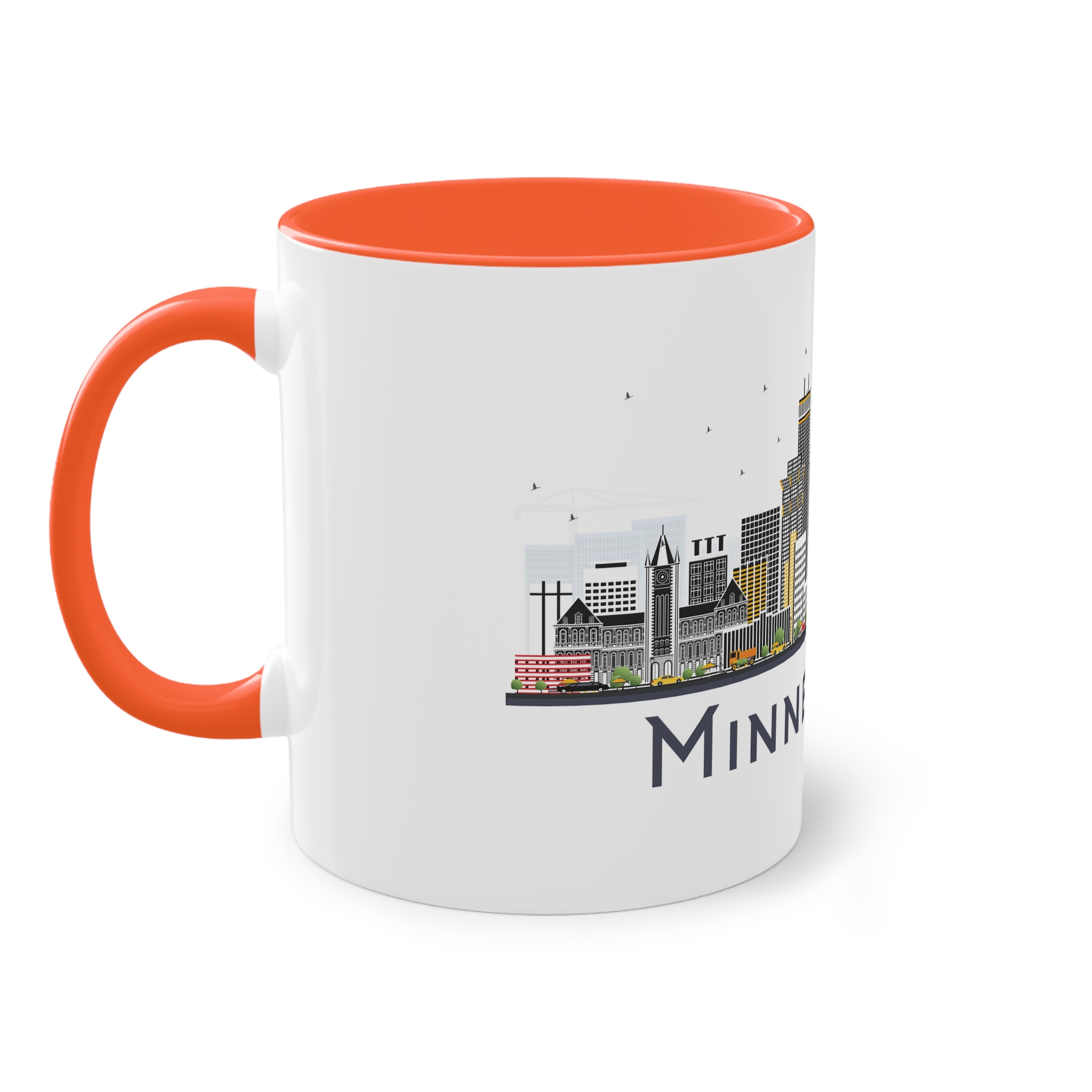 Minneapolis Isolated Two Tone Coffee Mug 11oz - Image 15