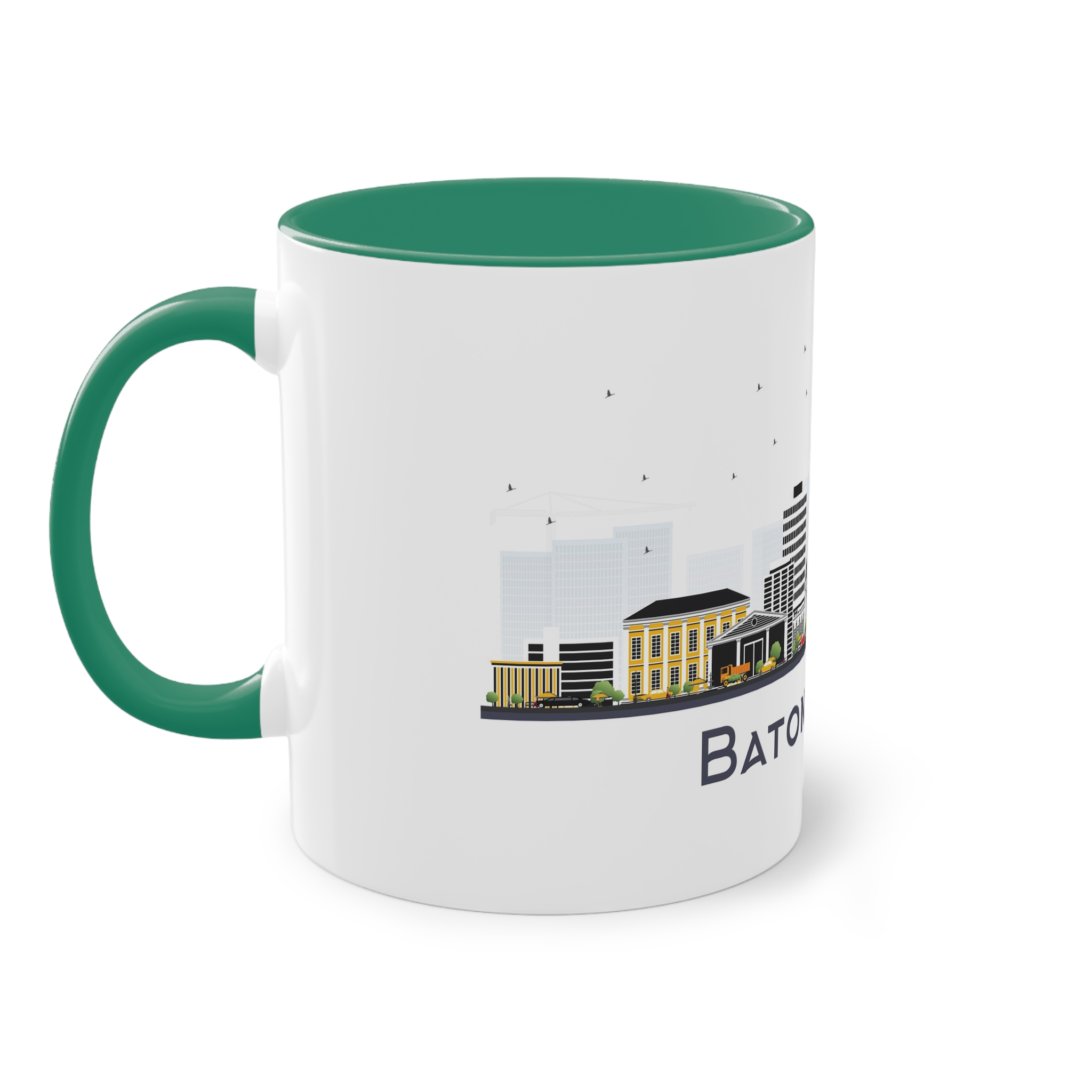 Baton Rouge Isolated Two Tone Coffee Mug 11oz - Image 31