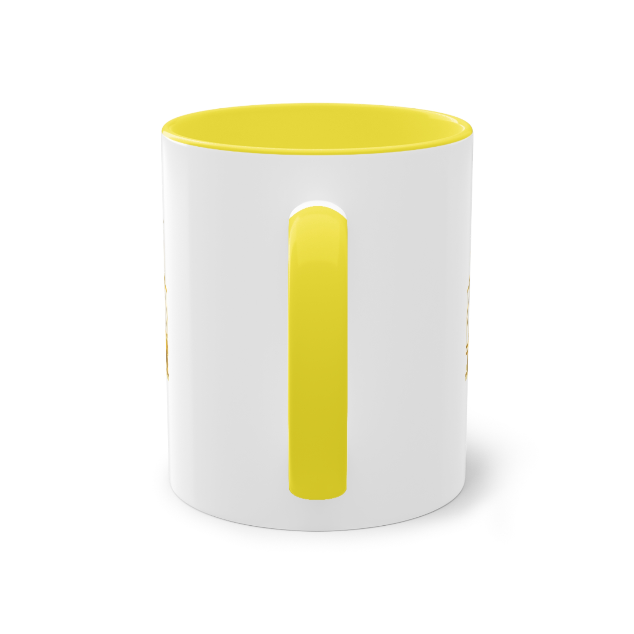 Kolkata Silhouette Golden 1 Two Tone Coffee Mug 11oz - Image 22