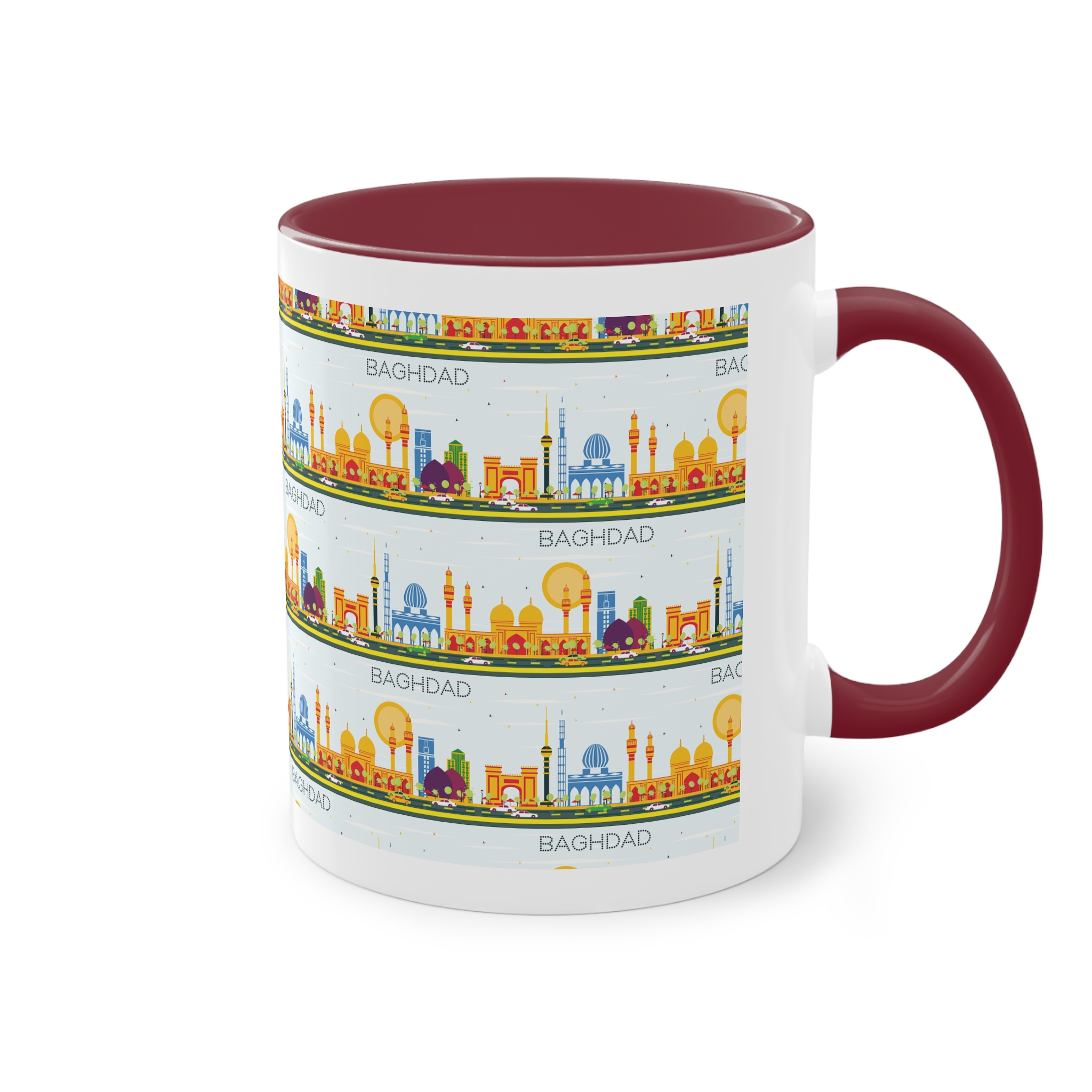 Baghdad Color Two Tone Coffee Mug 11oz - Image 8