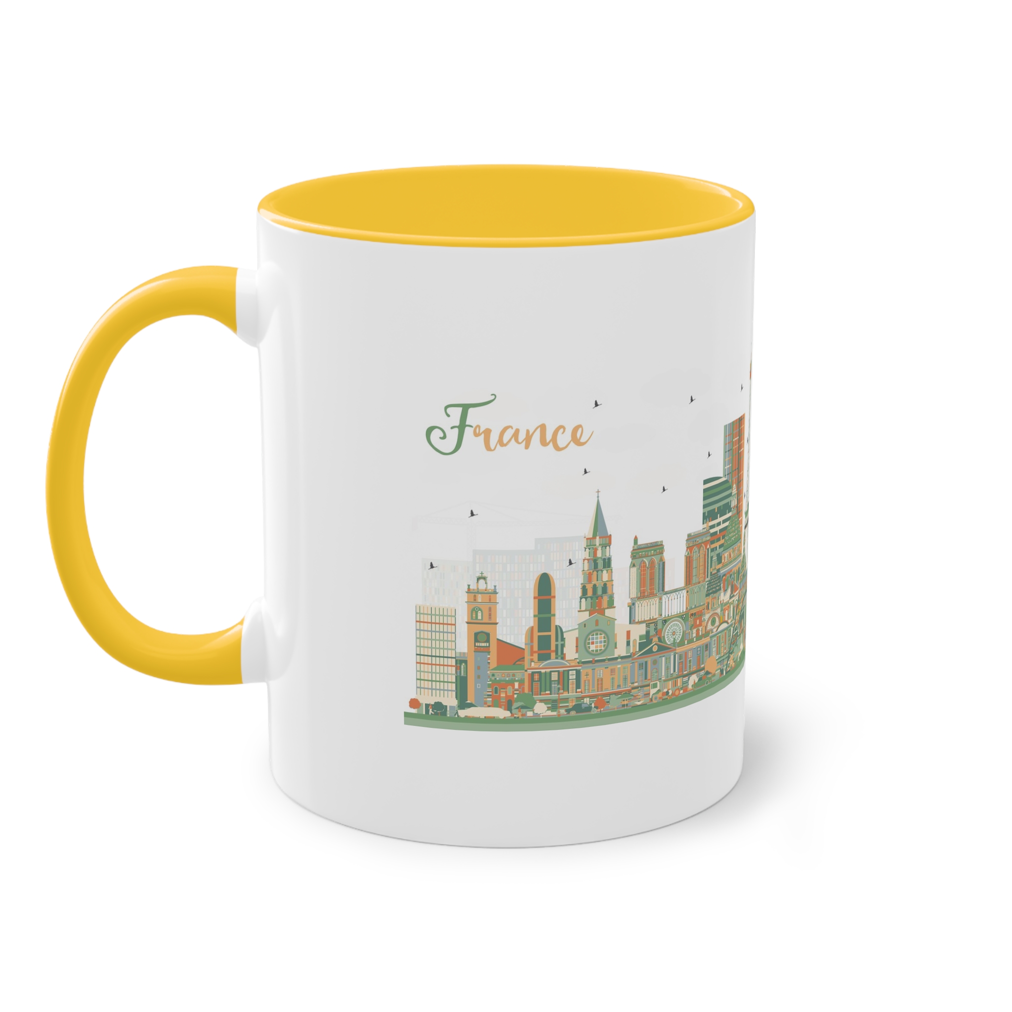 France Ver 1 Two Tone Coffee Mug 11oz - Image 19