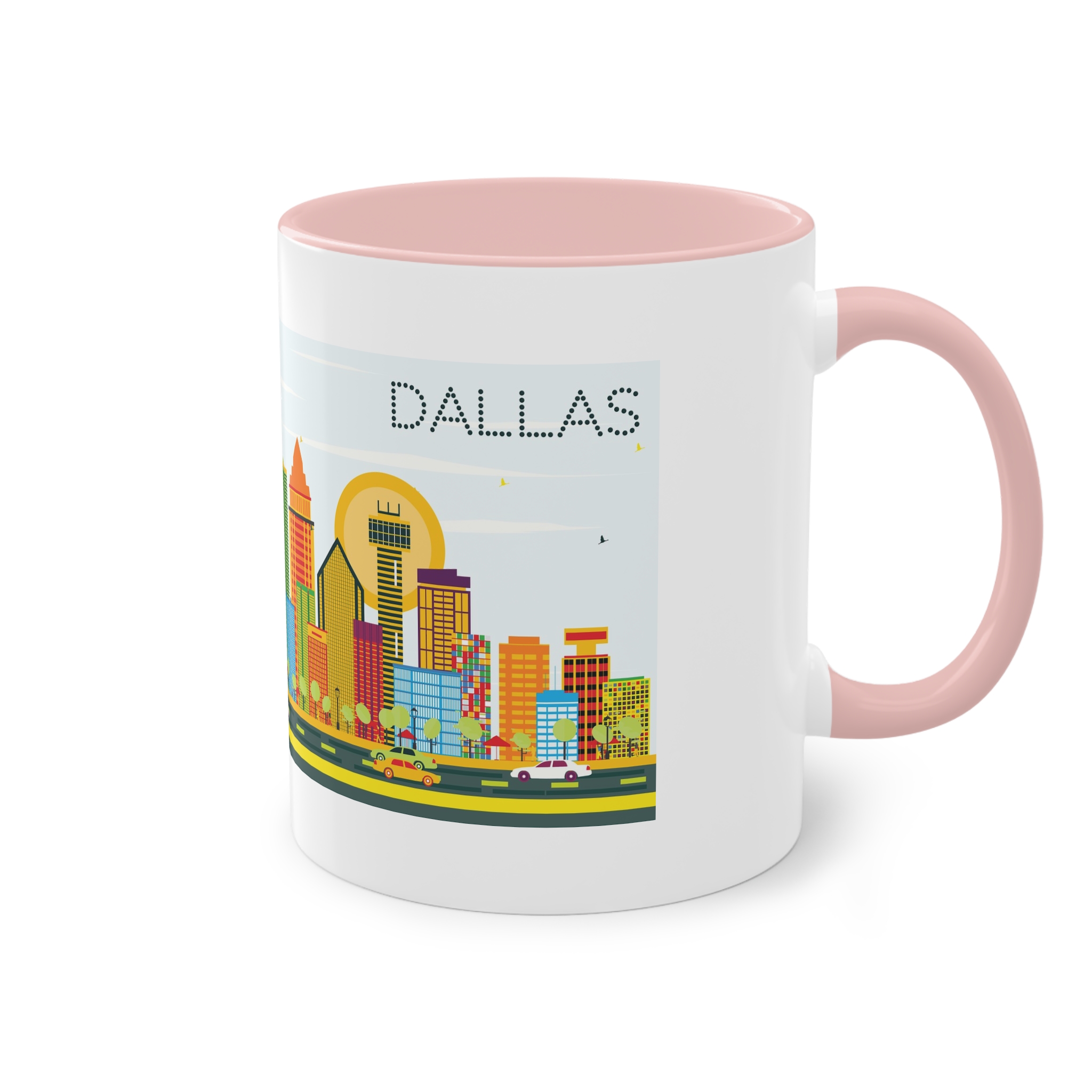 Dallas Color Two Tone Coffee Mug 11oz - Image 48