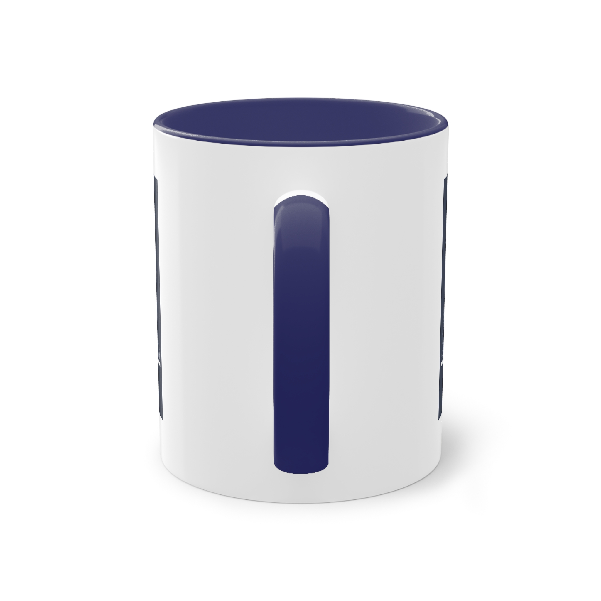Dhaka Outline Inverse Two Tone Coffee Mug 11oz - Image 42