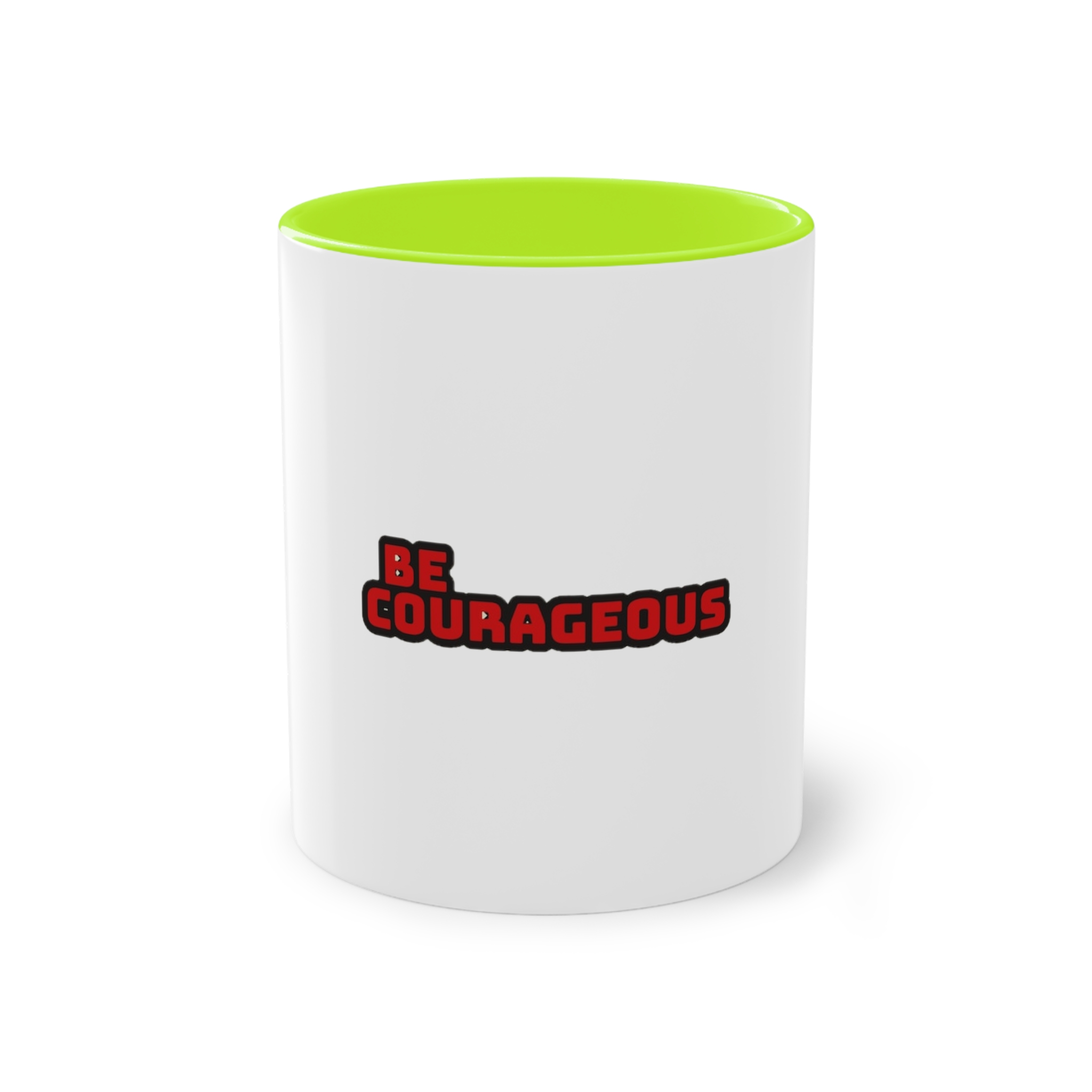 Be Courageous Two Tone Coffee Mug 11oz - Image 25