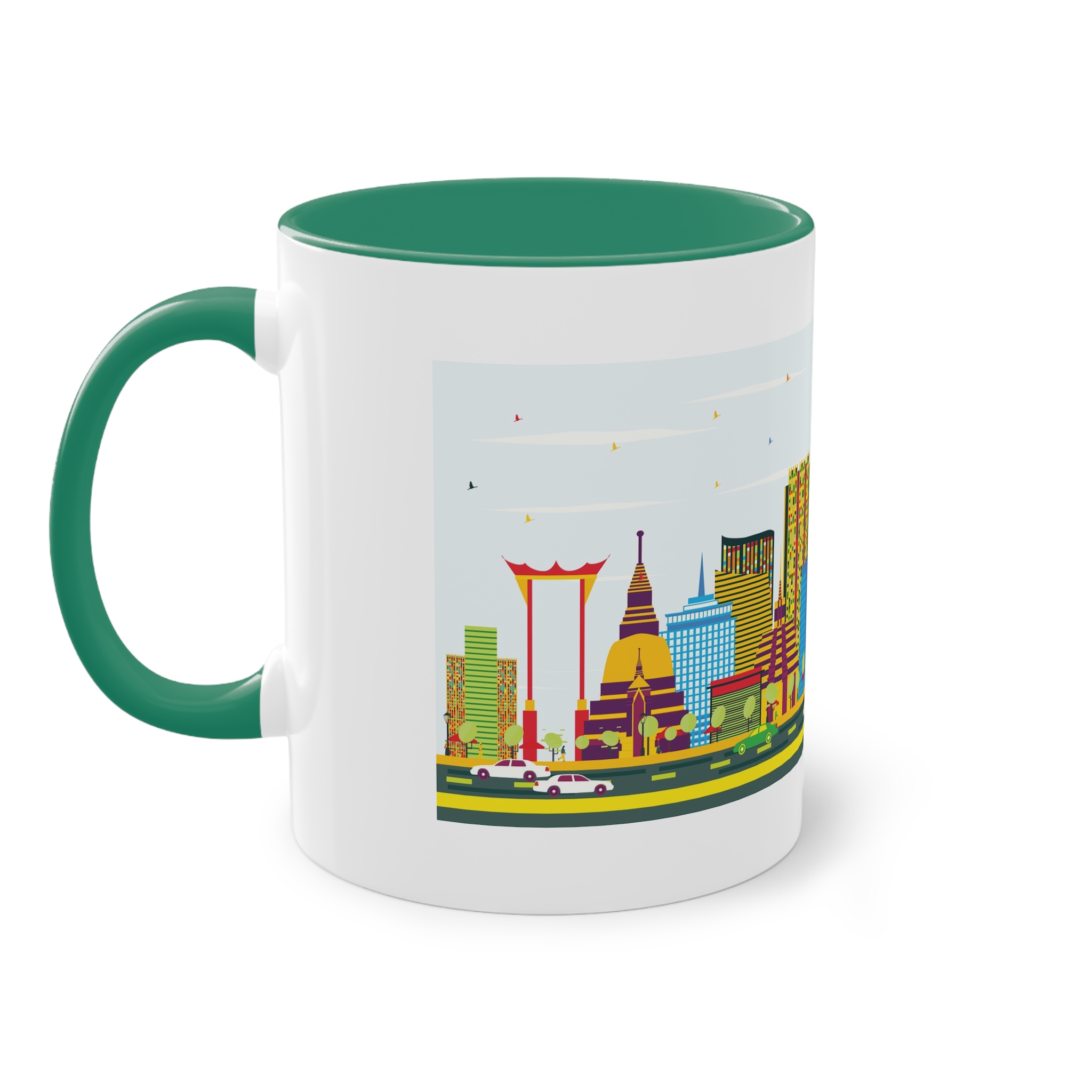 Bangkok Color Two Tone Coffee Mug 11oz - Image 31