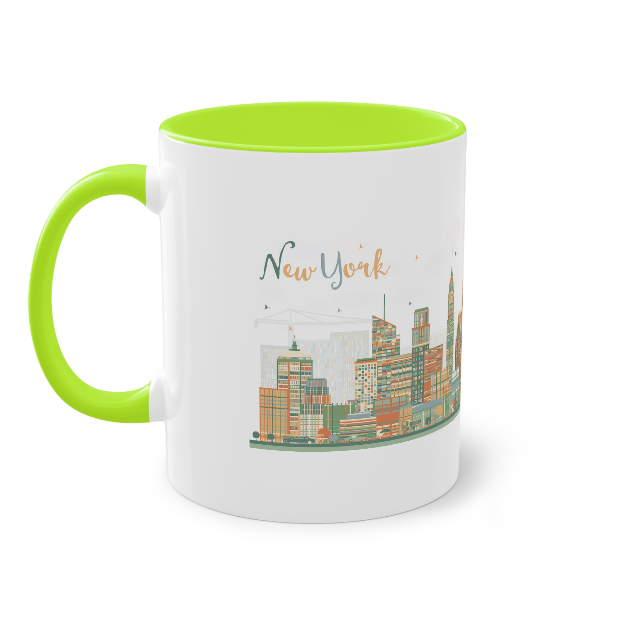 New York New Ver 1 Two Tone Coffee Mug 11oz - Image 27