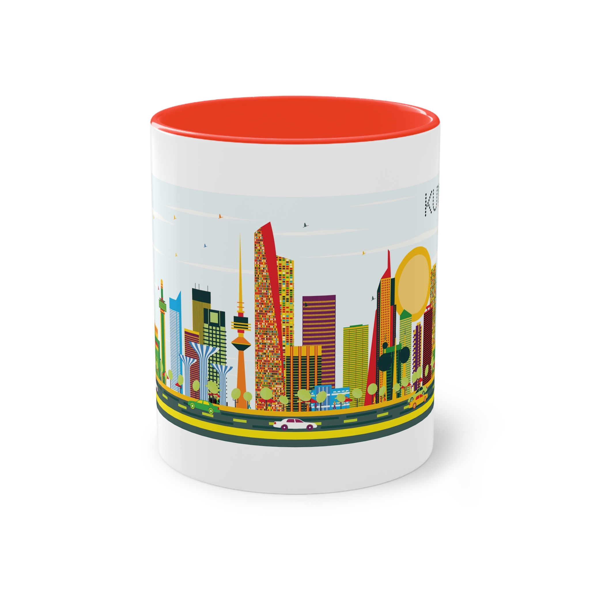 Kuwait Color Two Tone Coffee Mug 11oz