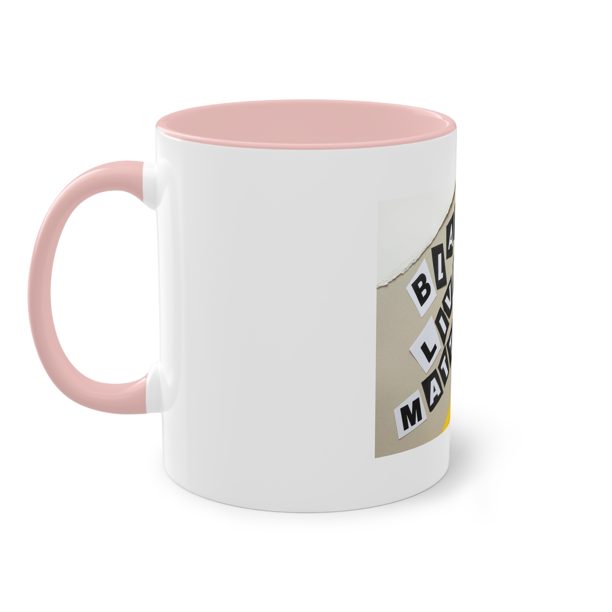 Black Lives Matter Collage Two Tone Coffee Mug 11oz - Image 47