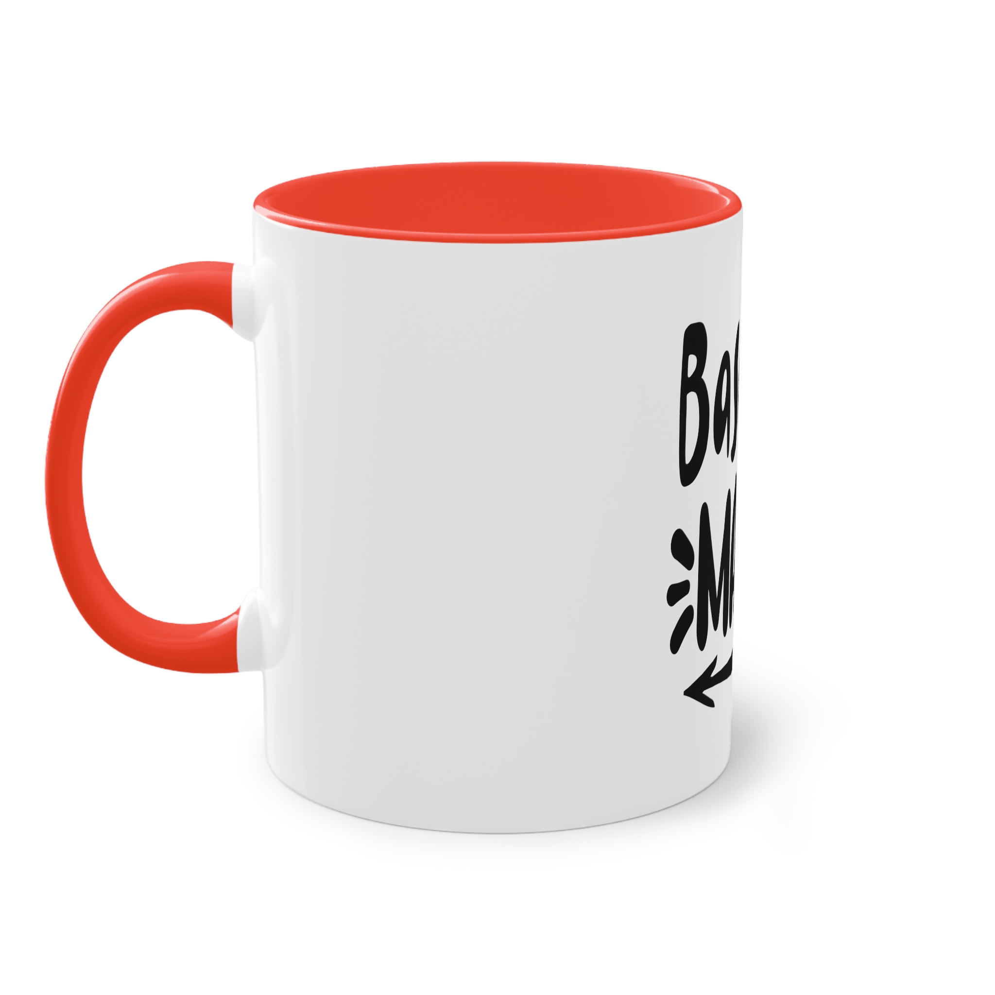 Baseball Mama 1 Two Tone Coffee Mug 11oz - Image 3