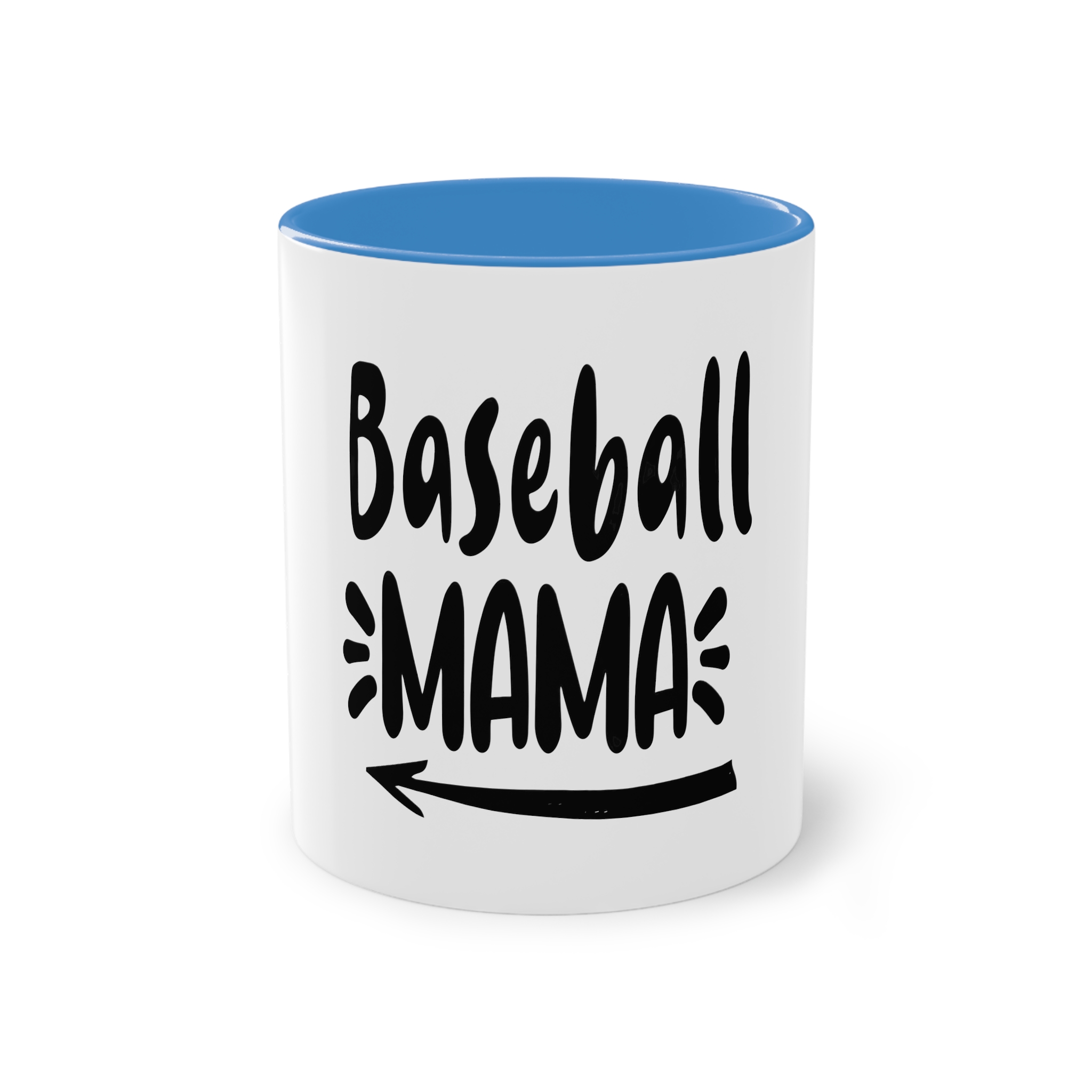 Baseball Mama 1 Two Tone Coffee Mug 11oz - Image 33