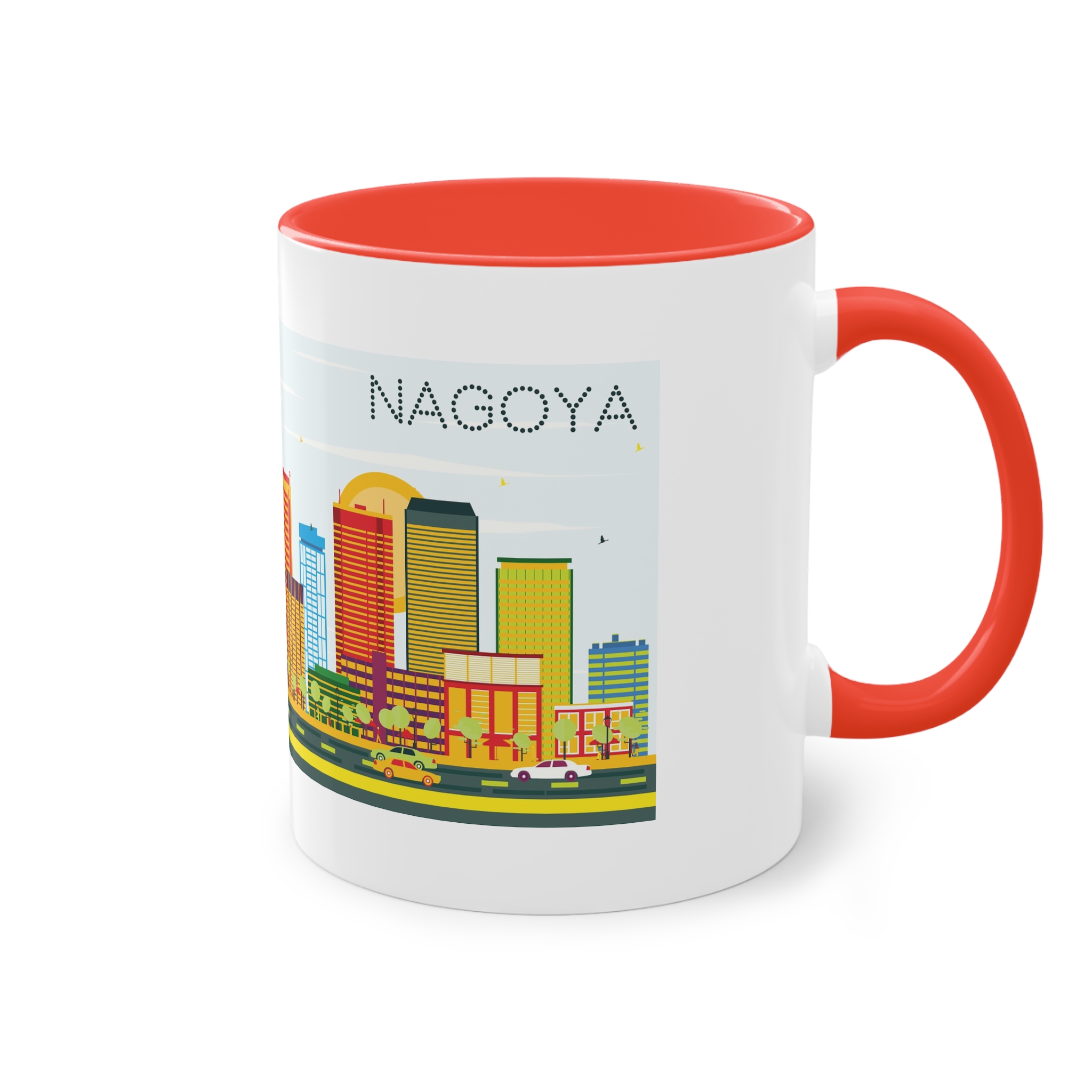 Nagoya Color Two Tone Coffee Mug 11oz - Image 4