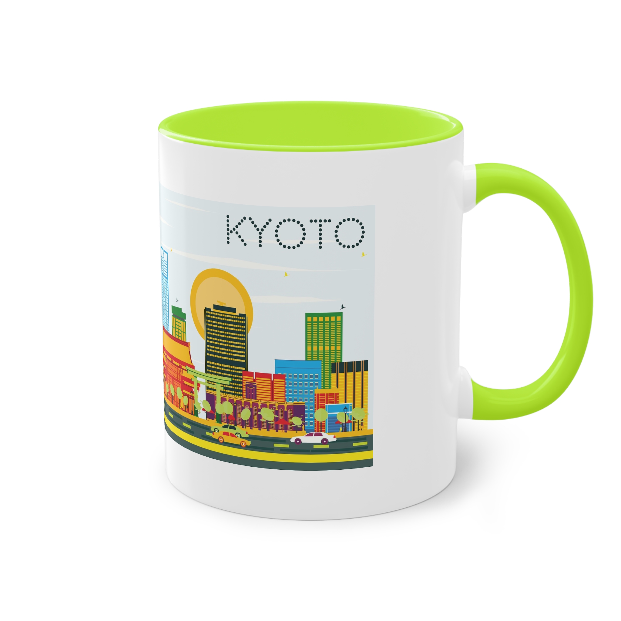 Kyoto Color Two Tone Coffee Mug 11oz - Image 28