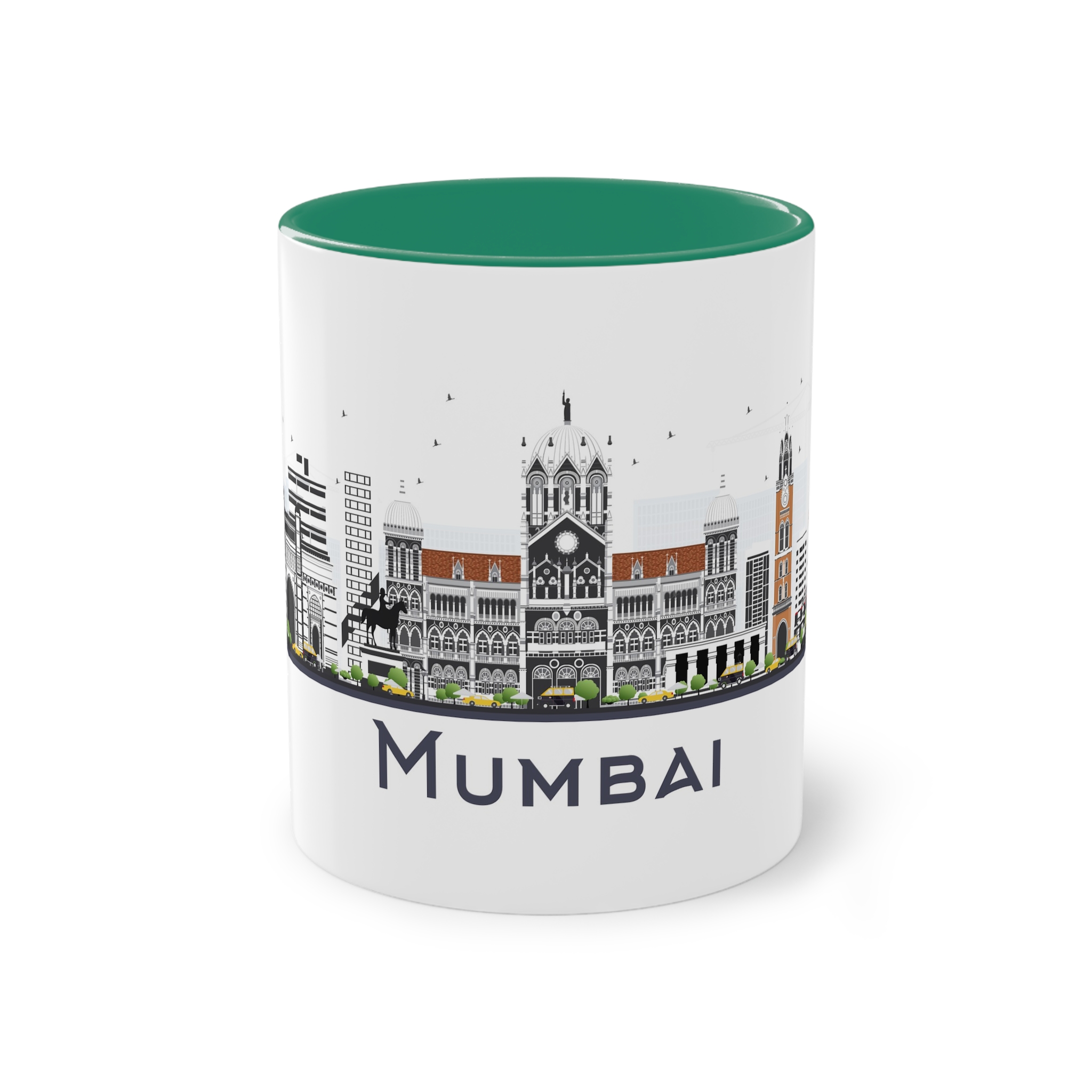 Mumbai Isolated Two Tone Coffee Mug 11oz - Image 29