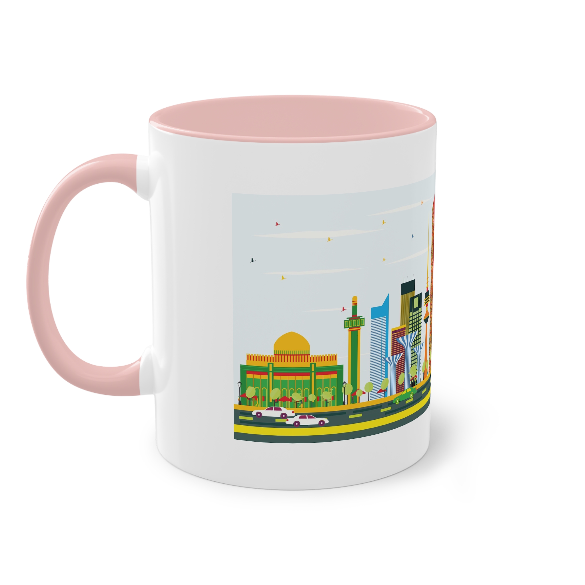 Kuwait Color Two Tone Coffee Mug 11oz - Image 47