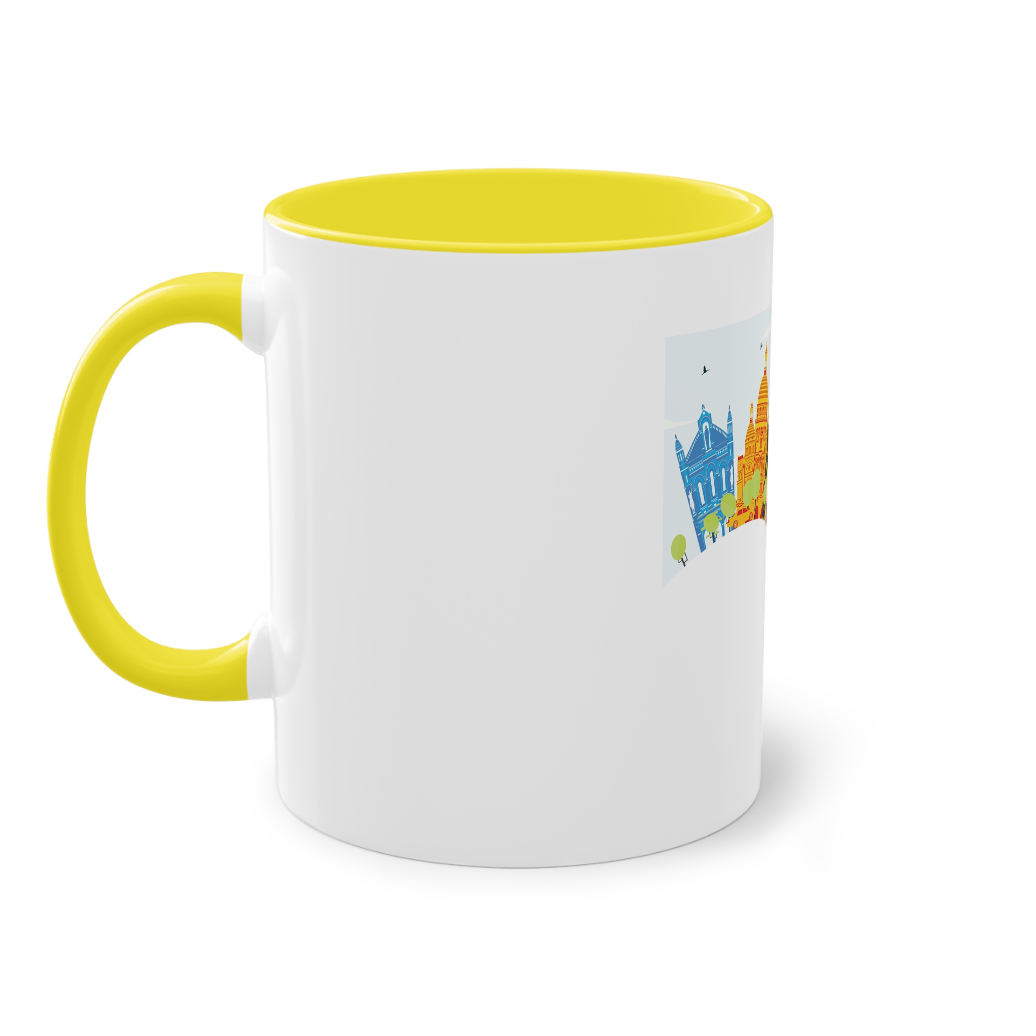 Paris Color Corner Cloud Two Tone Coffee Mug 11oz - Image 23