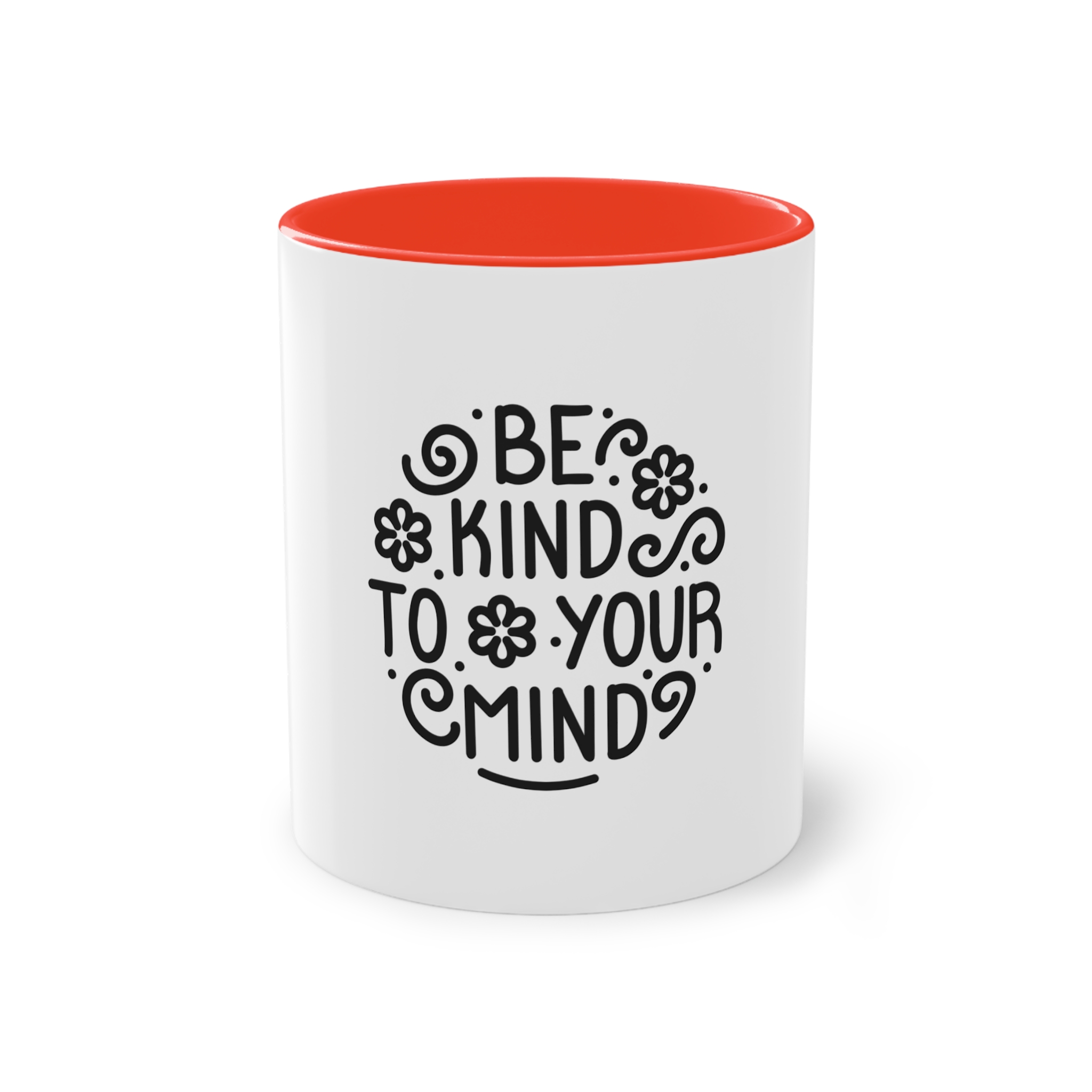Be Kind To You Mind Two Tone Coffee Mug 11oz