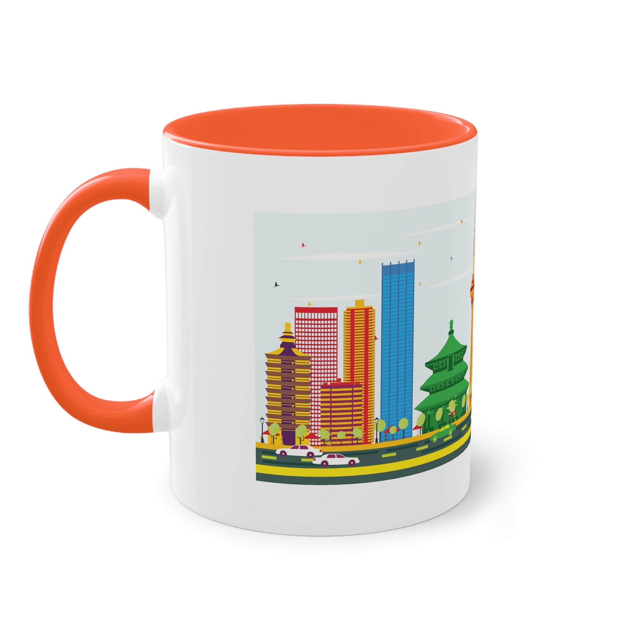 Beijing Color Two Tone Coffee Mug 11oz - Image 15