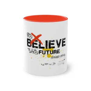 Art Graffiti Style Slogan Urban Skater Graffitit Shirt Graphics Slogan Design Urban Typography Stree Two Tone Coffee Mug 11oz