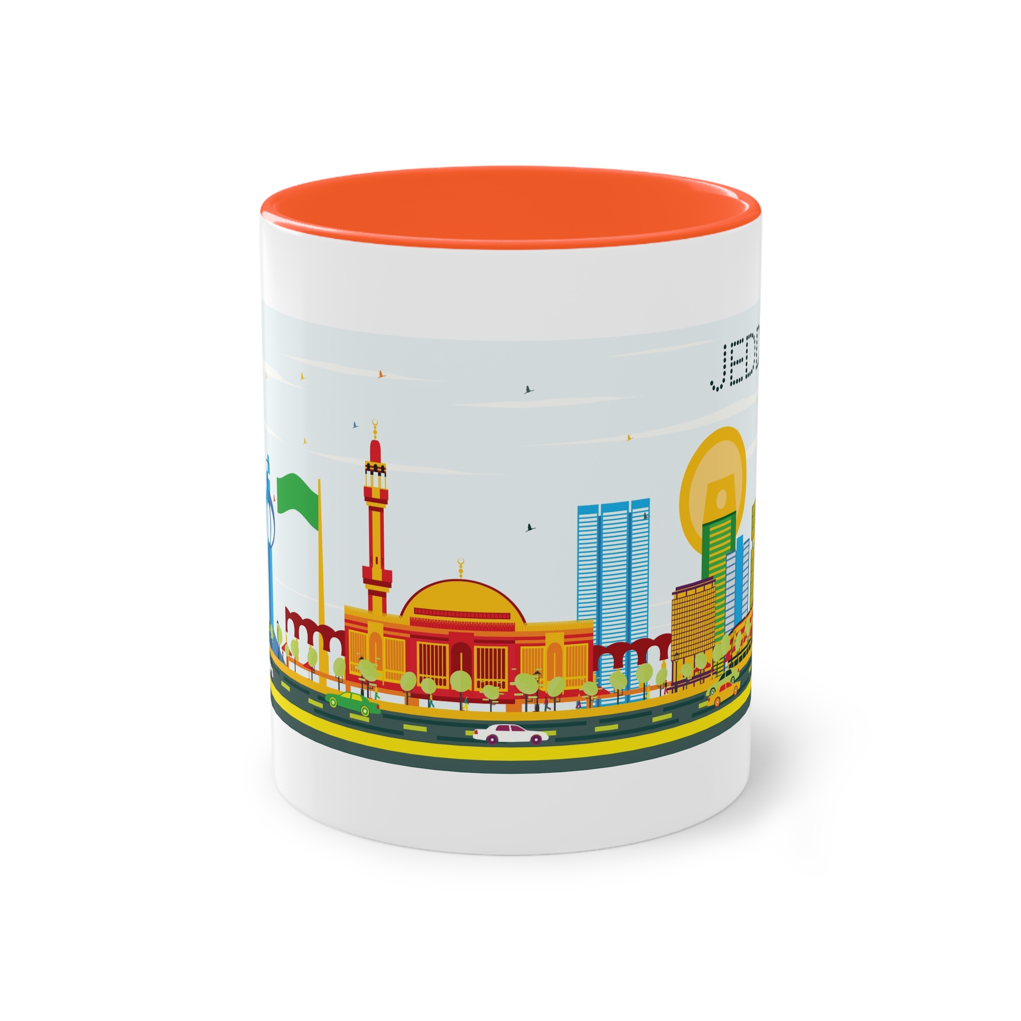 Jeddah Color Two Tone Coffee Mug 11oz - Image 13