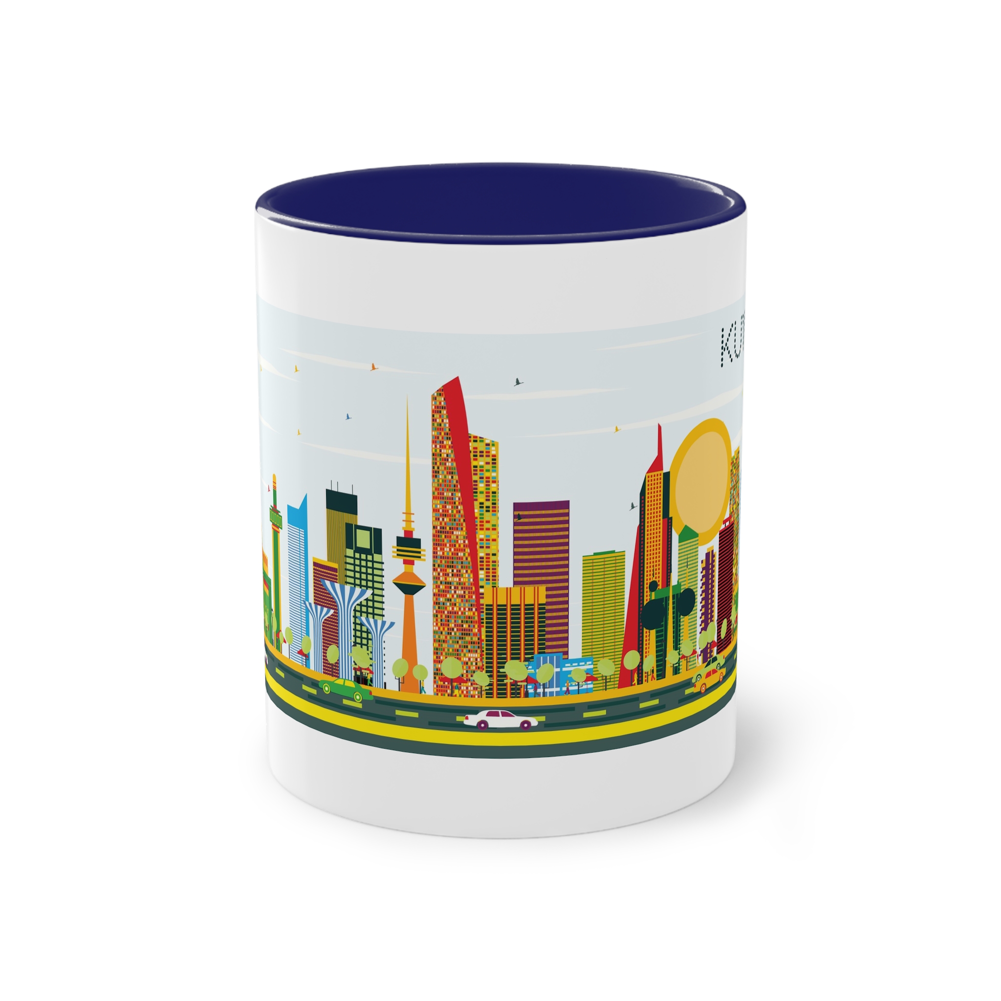 Kuwait Color Two Tone Coffee Mug 11oz - Image 41