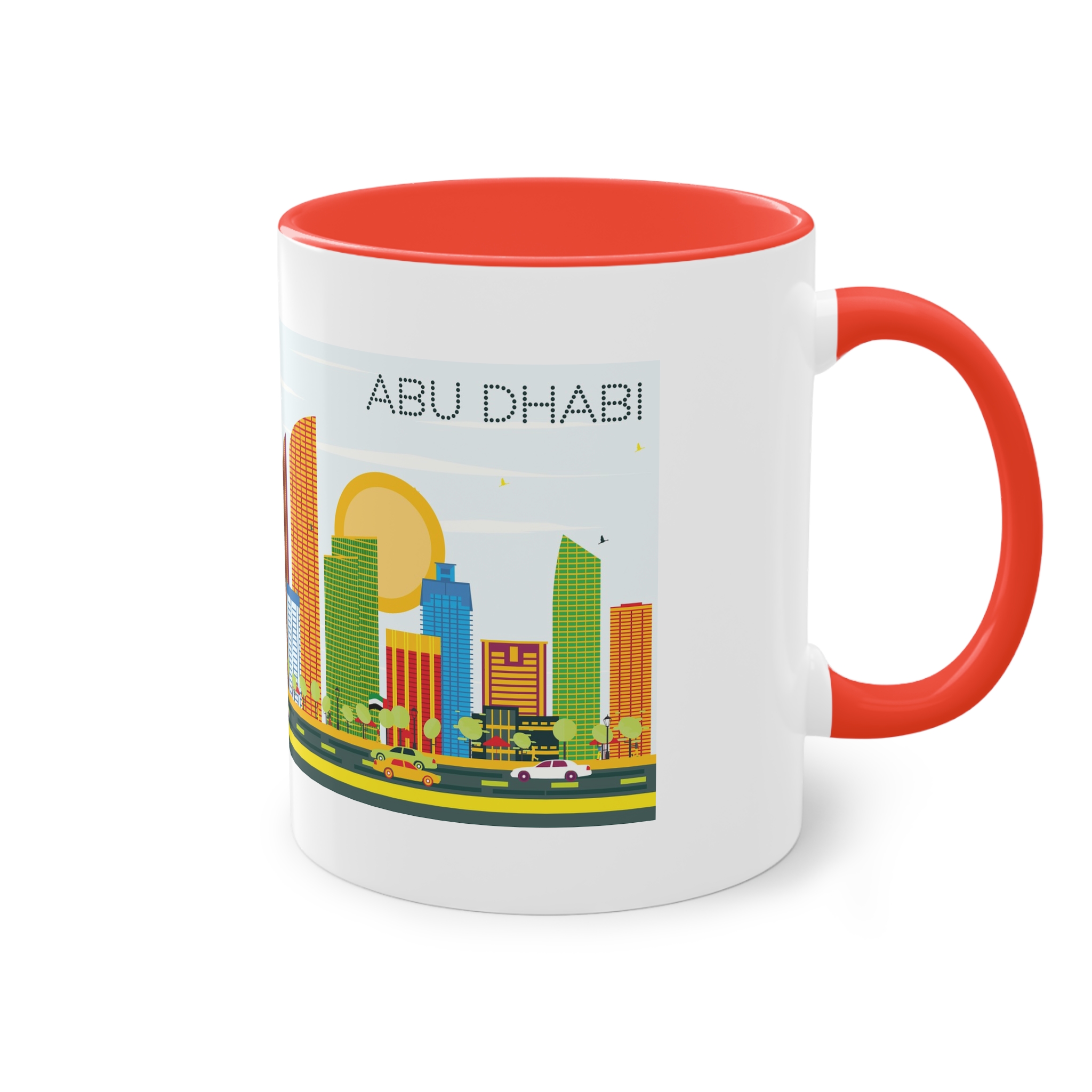 Abu Dhabi Color Two Tone Coffee Mug 11oz - Image 4
