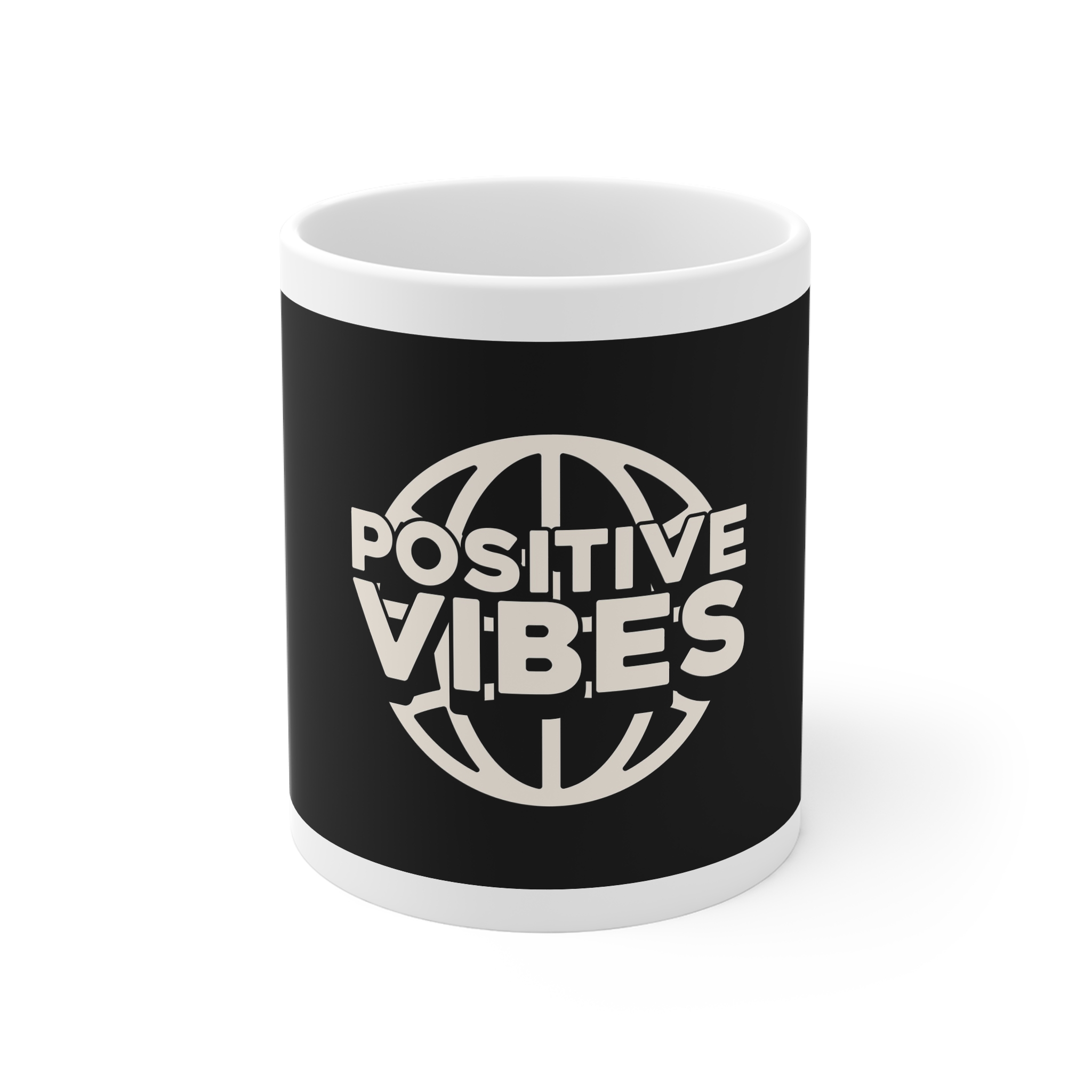 Positive Vibes Copia 11oz White Mug