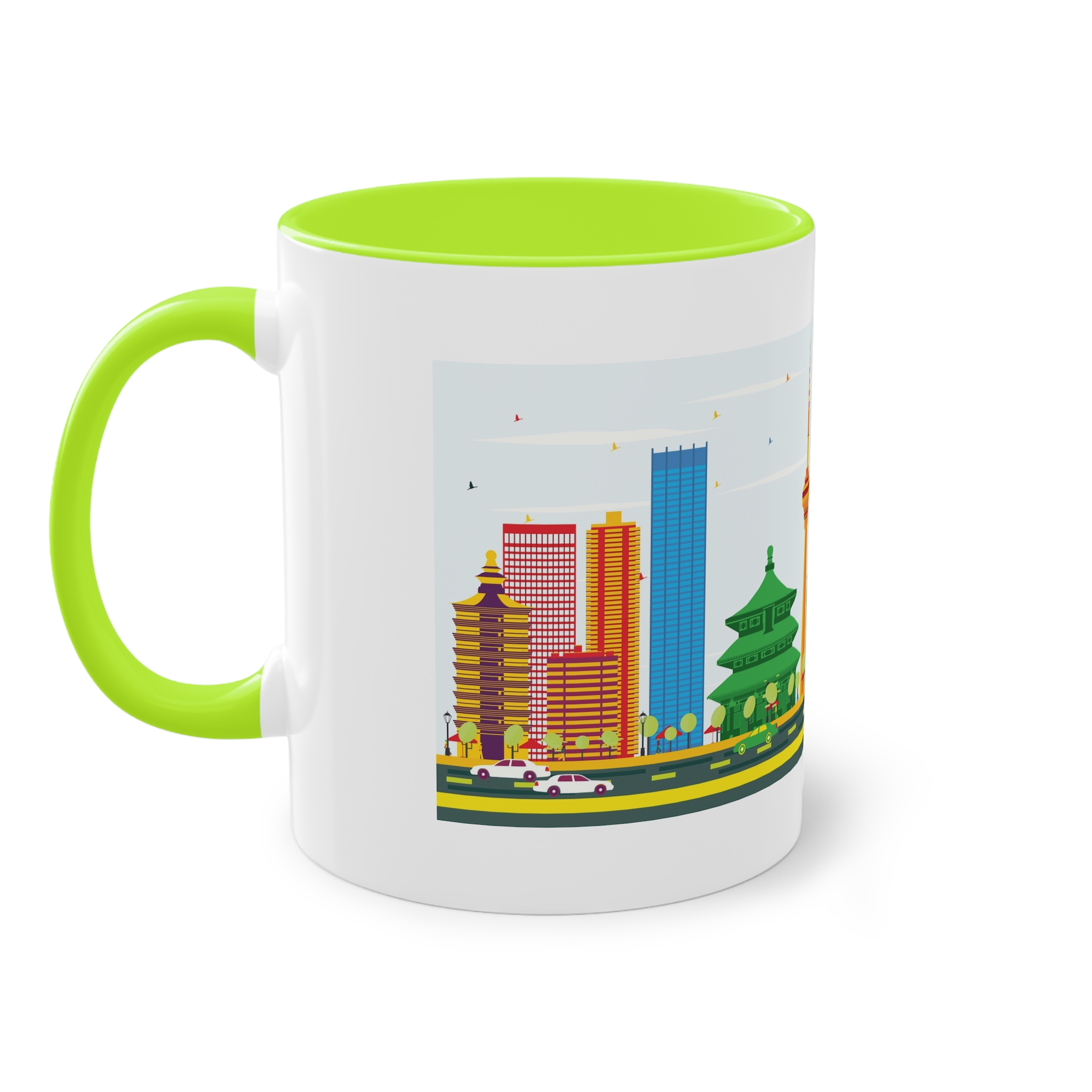 Beijing Color Two Tone Coffee Mug 11oz - Image 27