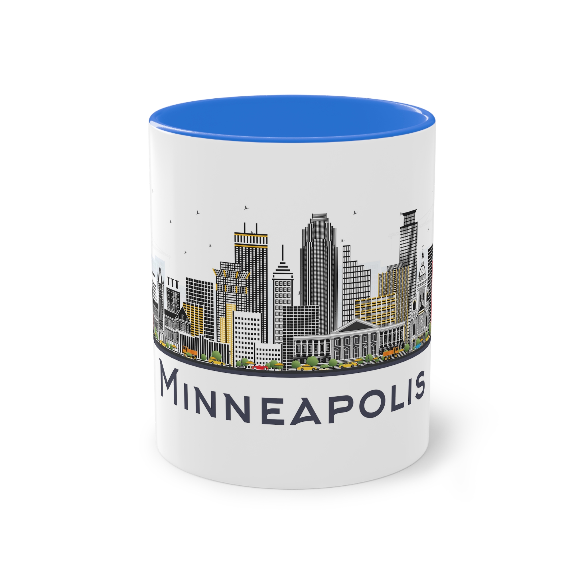 Minneapolis Isolated Two Tone Coffee Mug 11oz - Image 37