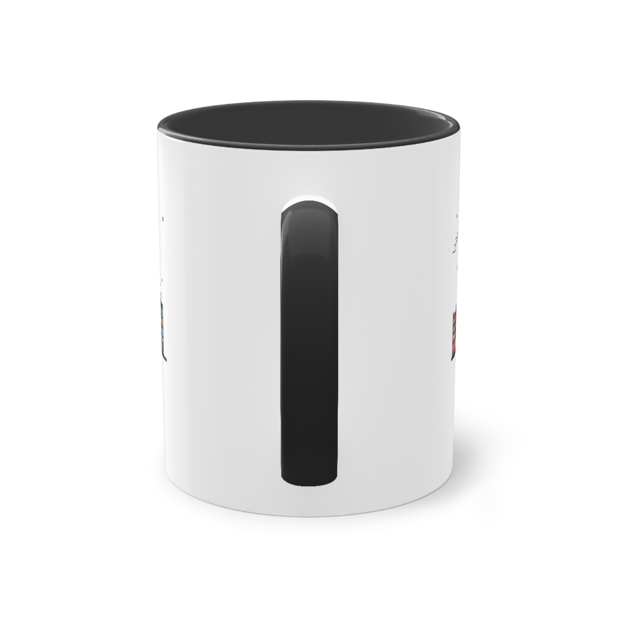 Phoenix Outline Bold Color Two Tone Coffee Mug 11oz - Image 10