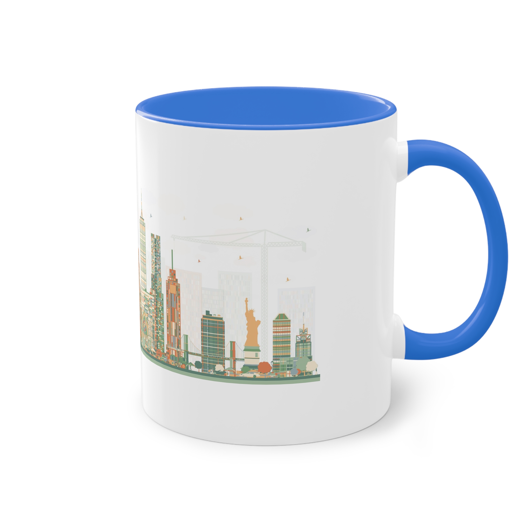 New York New Ver 1 Two Tone Coffee Mug 11oz - Image 40