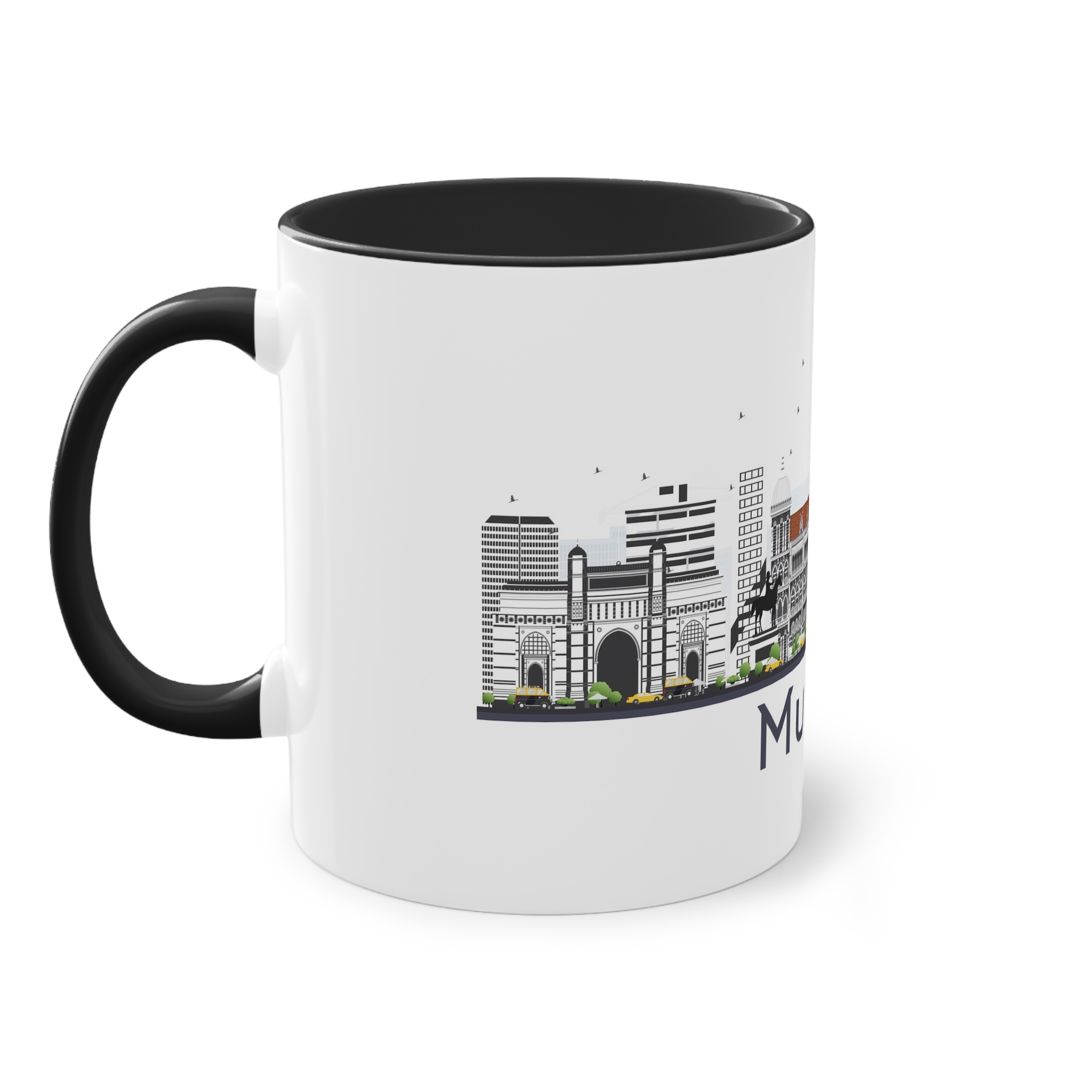 Mumbai Isolated Two Tone Coffee Mug 11oz - Image 11