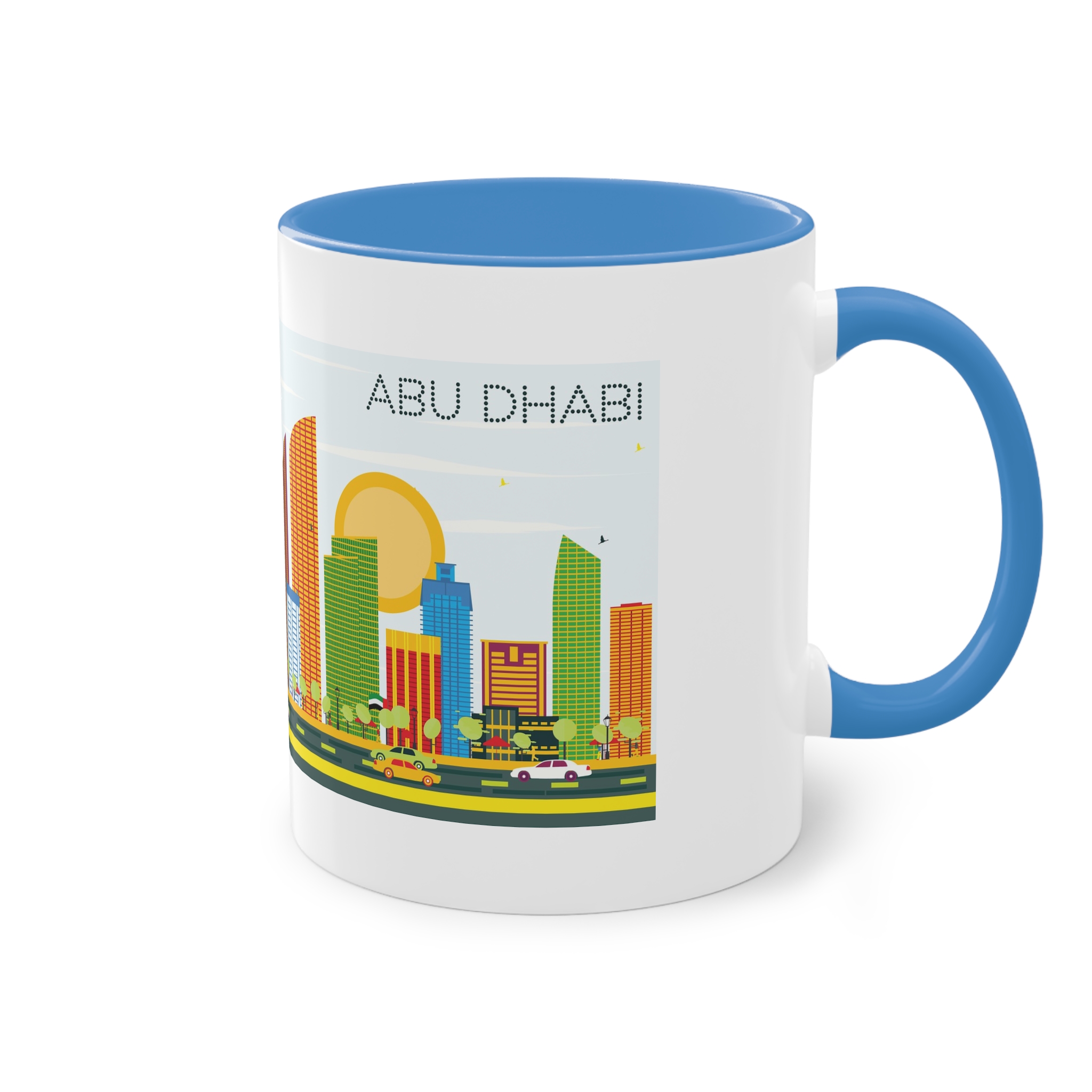 Abu Dhabi Color Two Tone Coffee Mug 11oz - Image 36