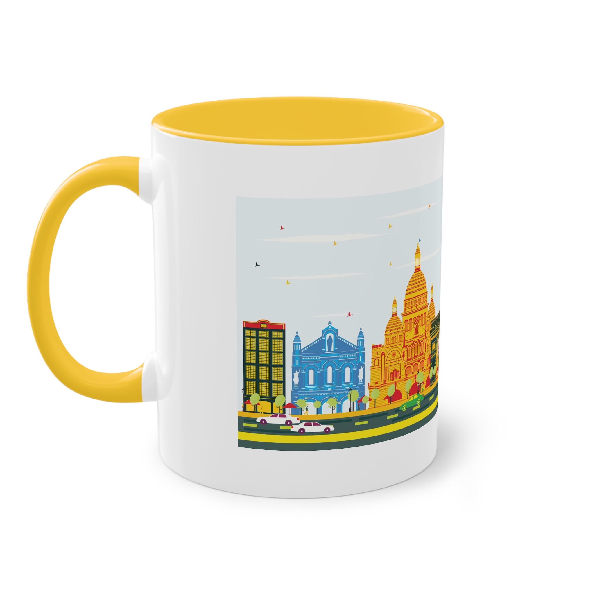Paris Color Two Tone Coffee Mug 11oz - Image 19